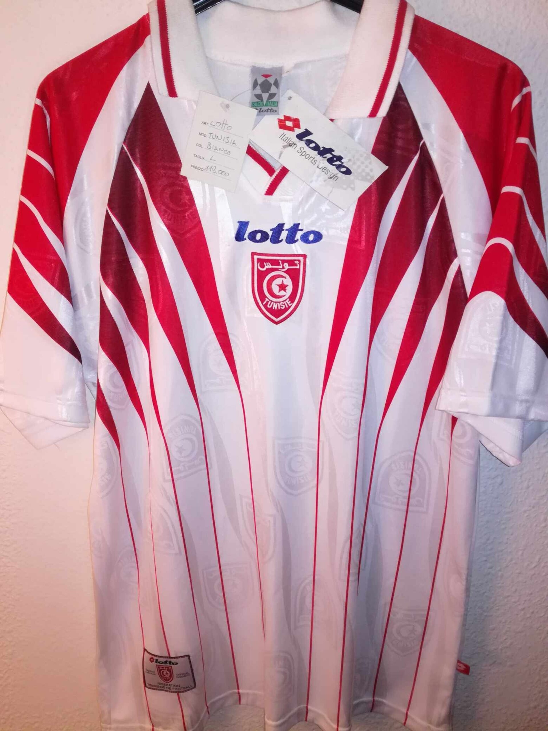 TUNISIA 1998 World Cup BNWT L - 1