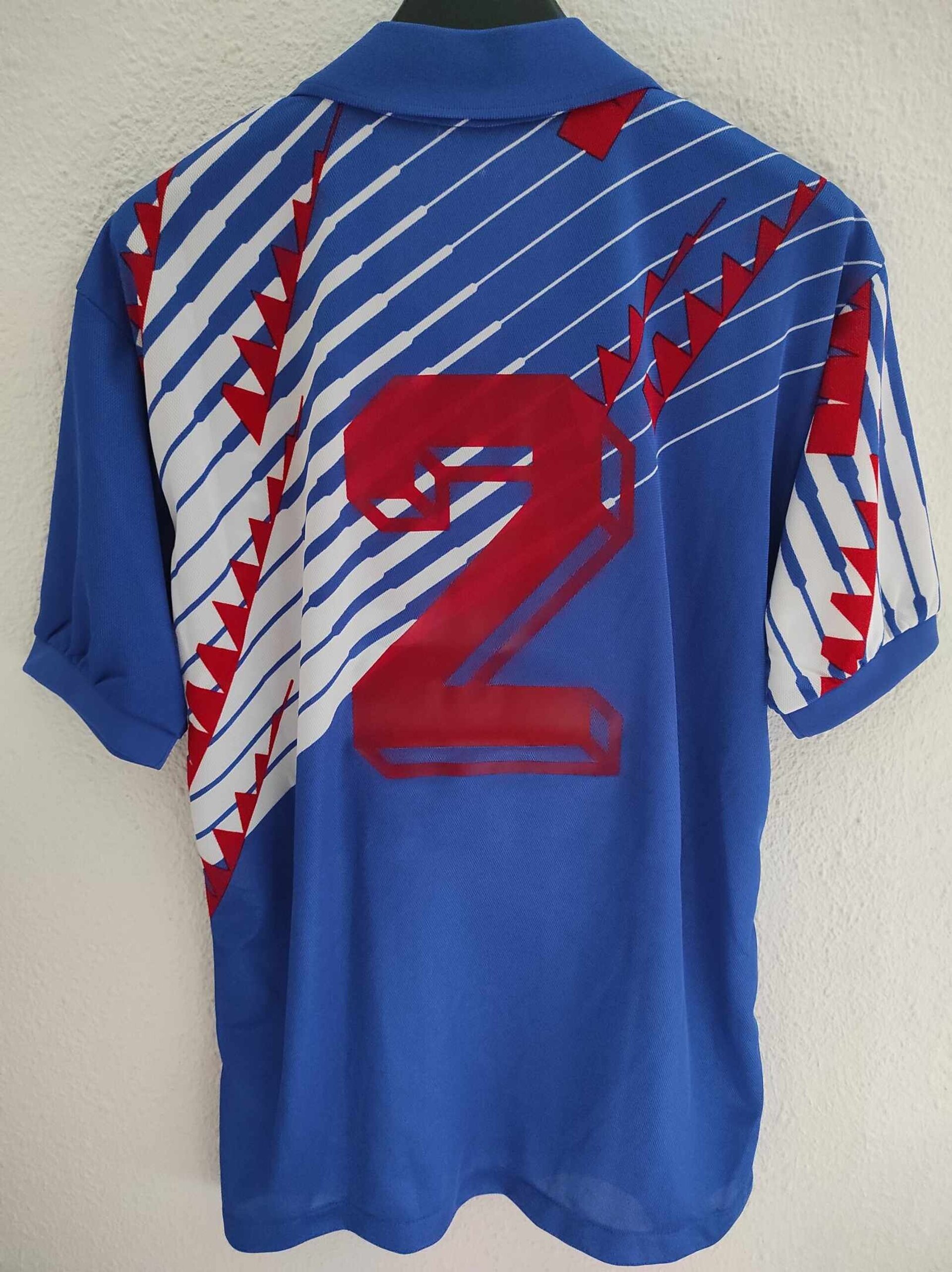 JAPAN 1993 Match Worn number 2 + COA L - 2