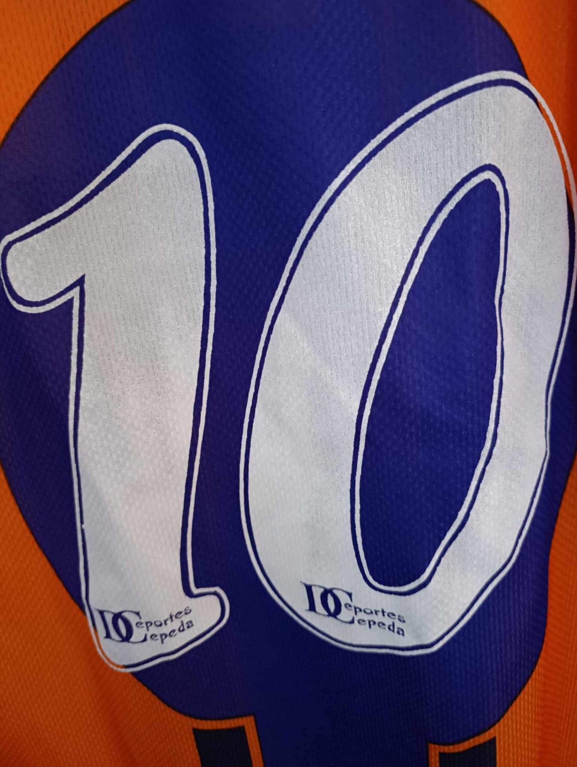 FC BARCELONA 1997-1998 away number 10 L - 7