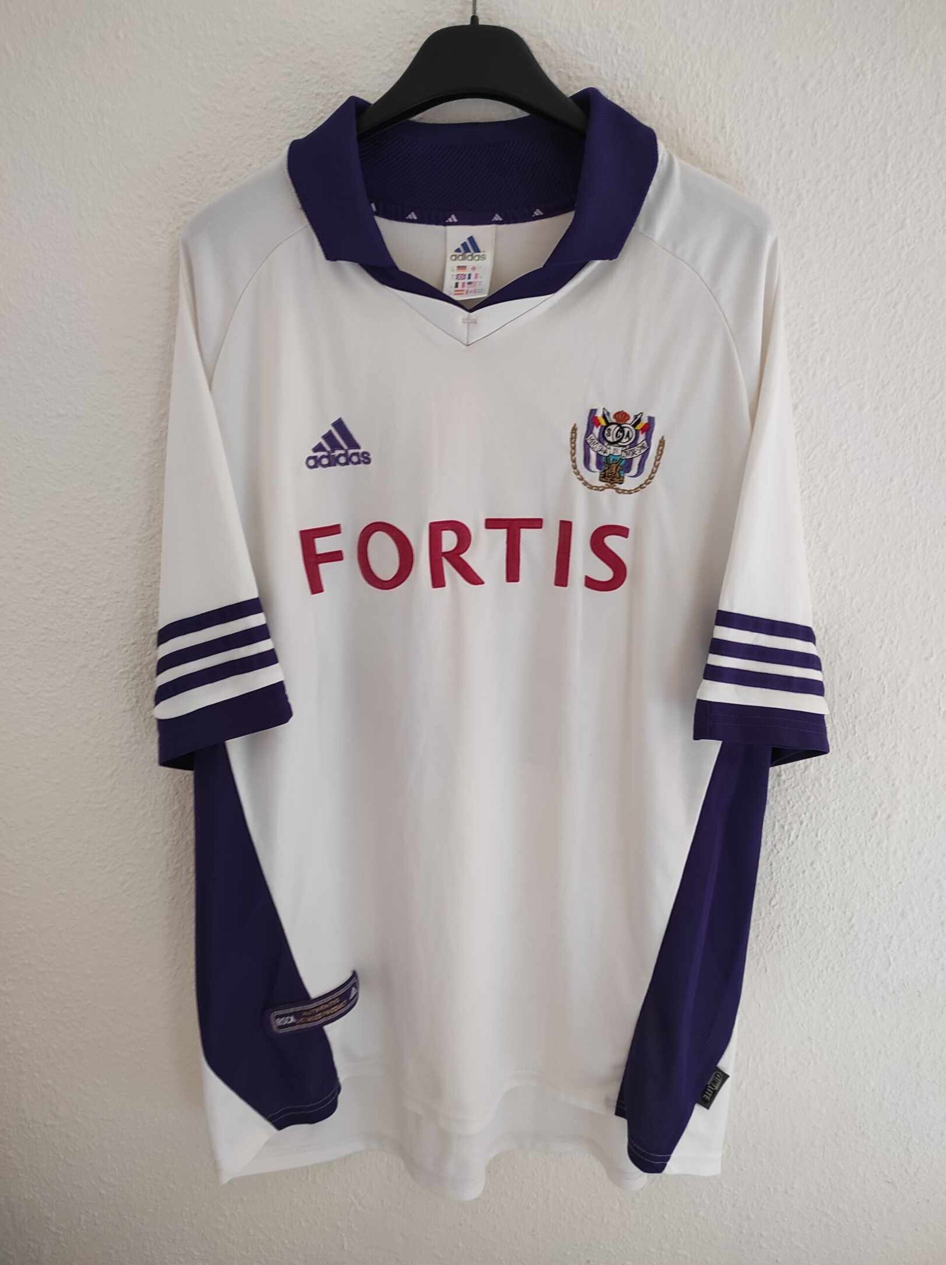 ANDERLECHT 2001-2002 Match Worn XXL - 6