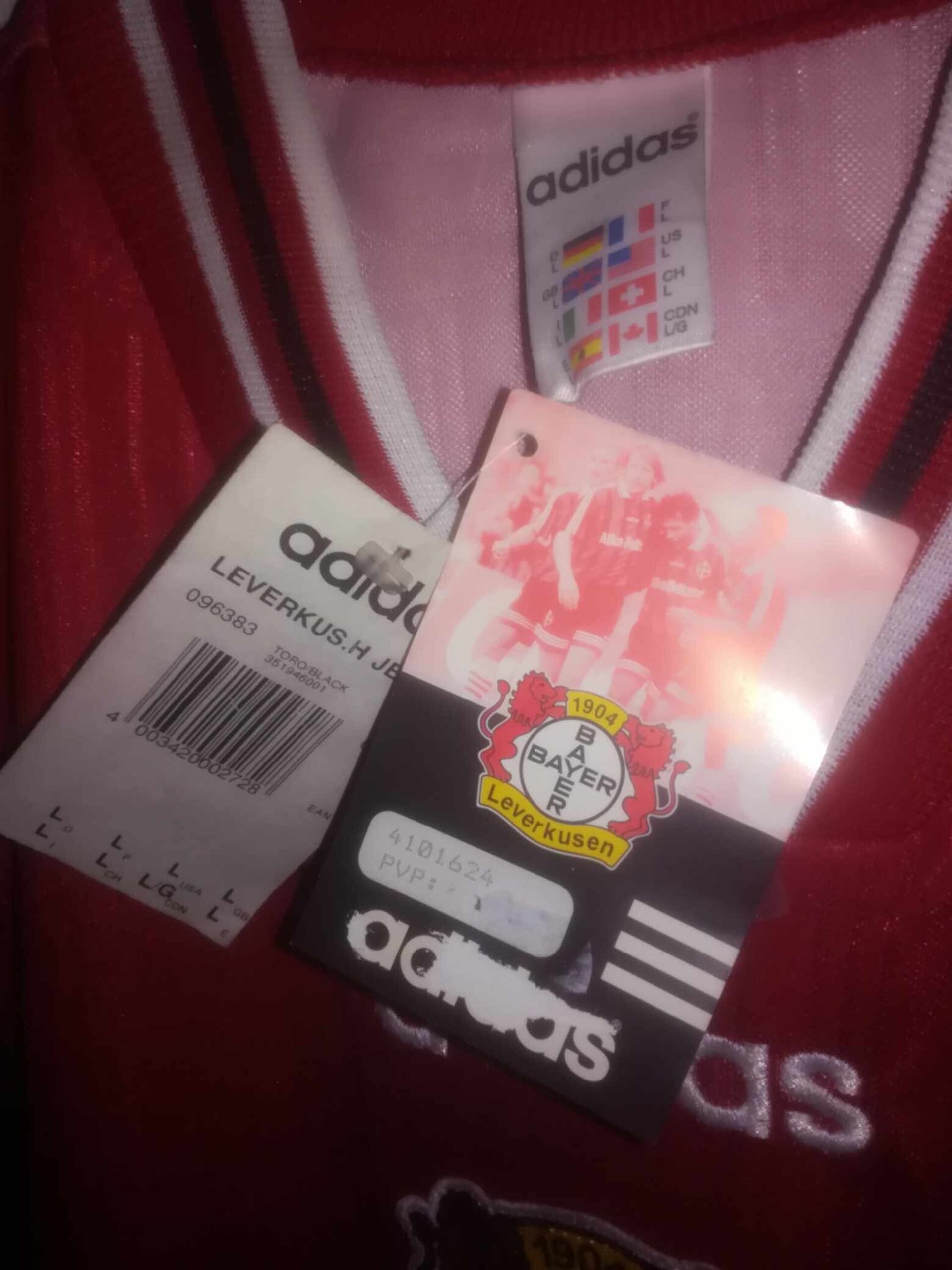 BAYER LEVERKUSEN 1996-1997 BNWT L - 2
