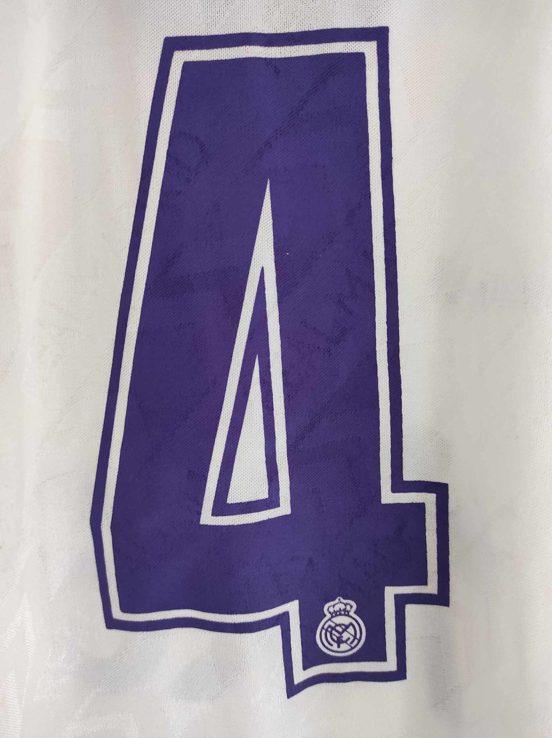 REAL MADRID 1993-1994 Alkorta 4 Match Worn XL - 5