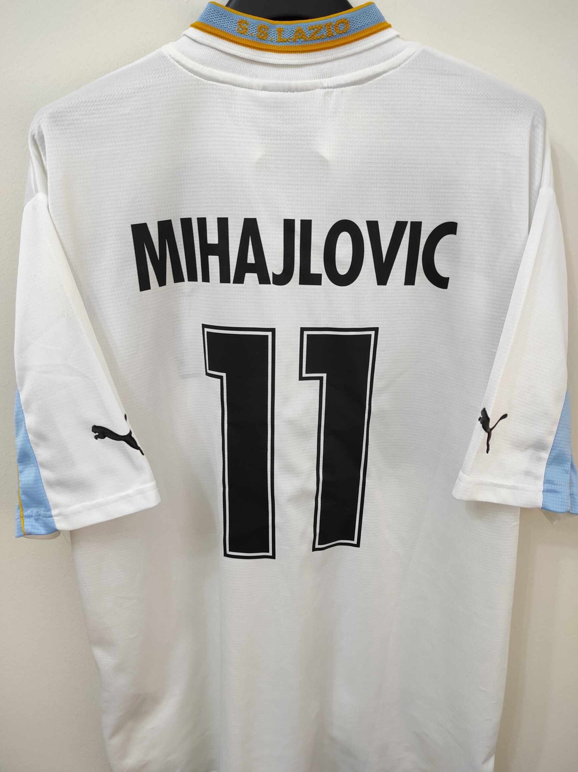 SS LAZIO 2000-2001 away Mihajlovic 11 XL - 1