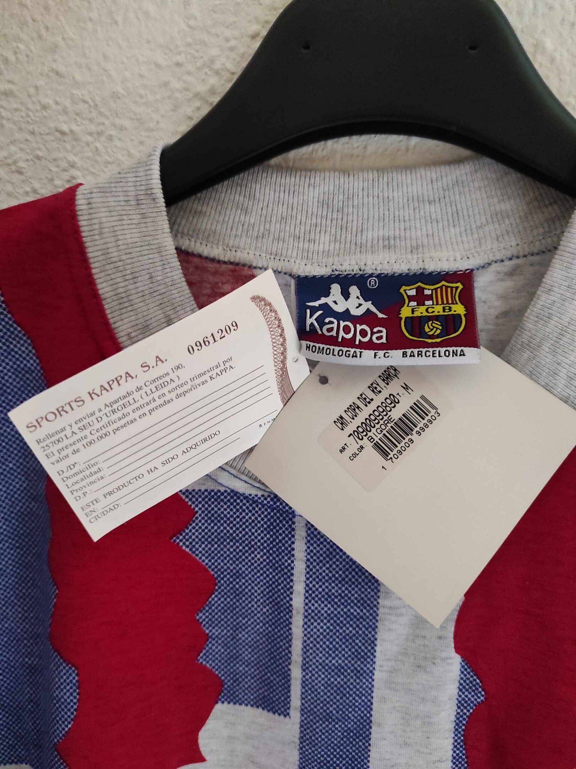 FC BARCELONA 1996-1997 BNWT Copa Rey M - 3