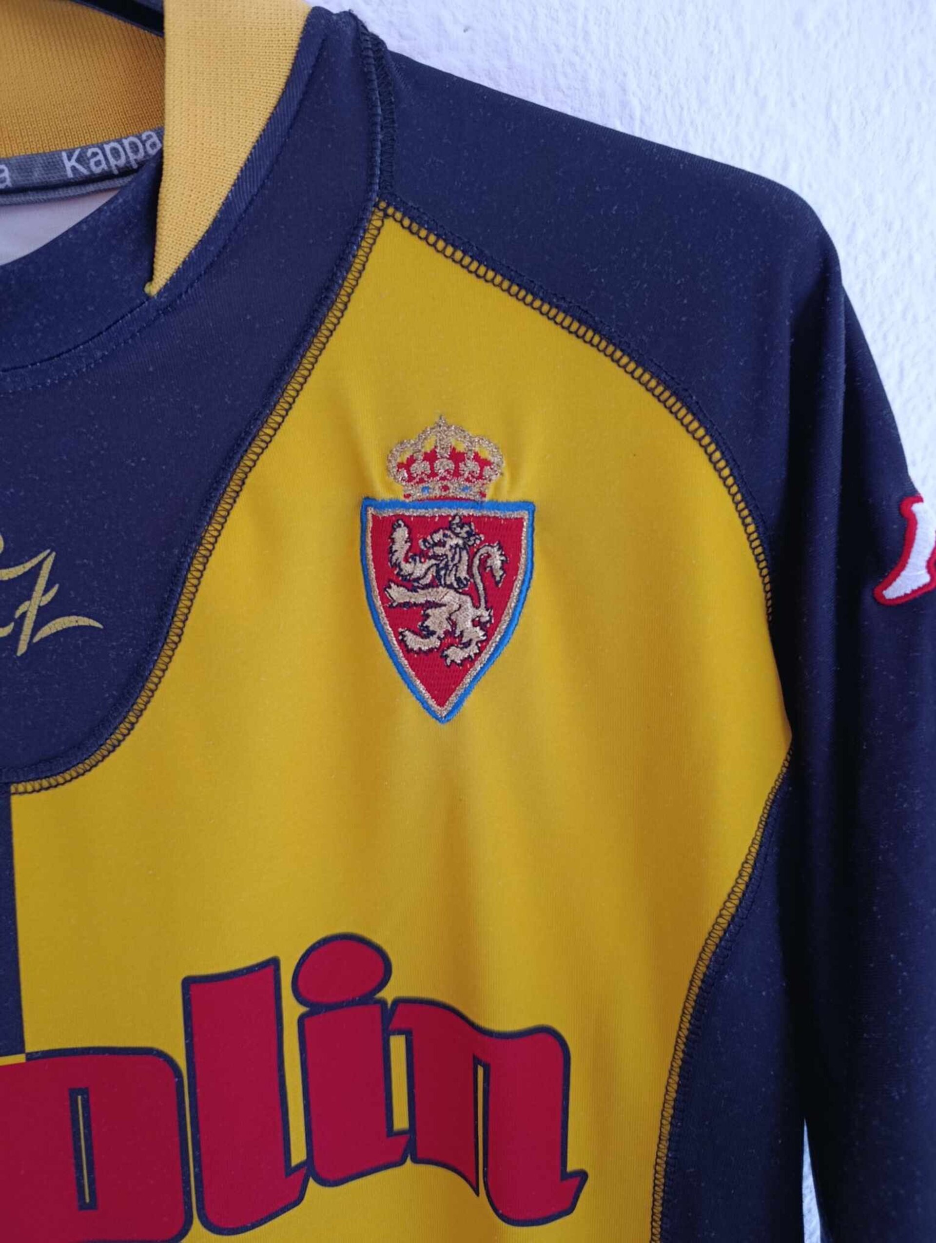 REAL ZARAGOZA 2001-2002 away number 9 M - 5