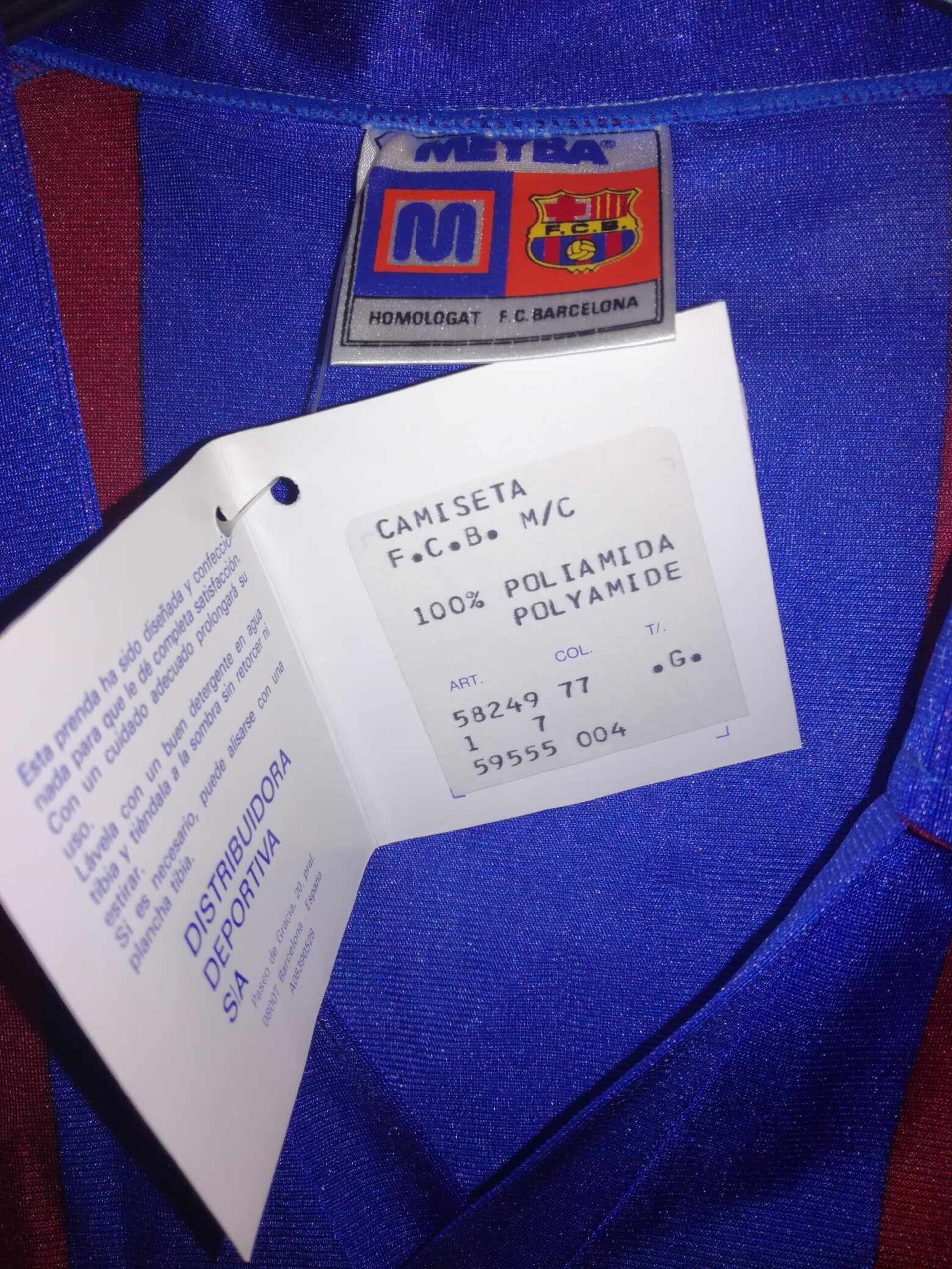 FC BARCELONA 1981-1982 BNWT Meyba G - 7