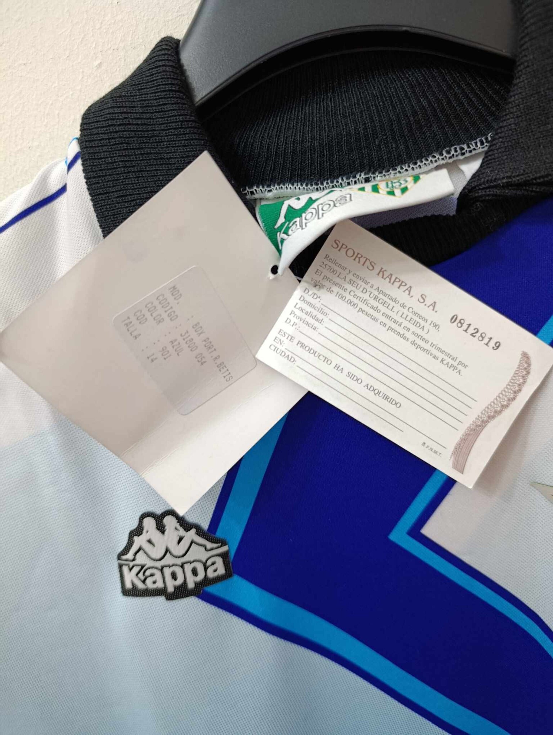 REAL BETIS 1995-1996 Goalkeeper BNWT Size 14 - 3