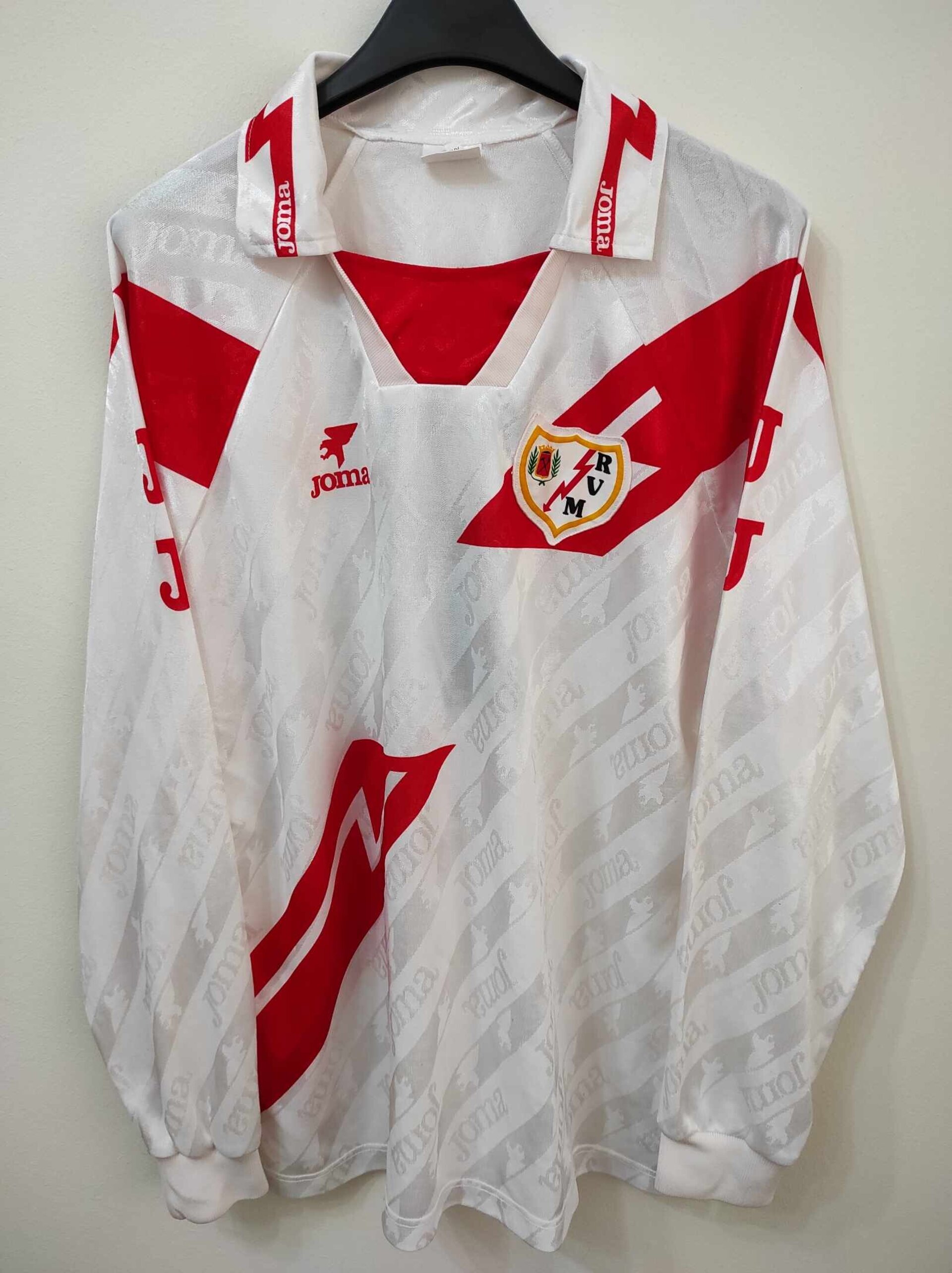 RAYO VALLECANO 1996-1997 Ezequiel Castillo 7 Match Worn XXL - 2