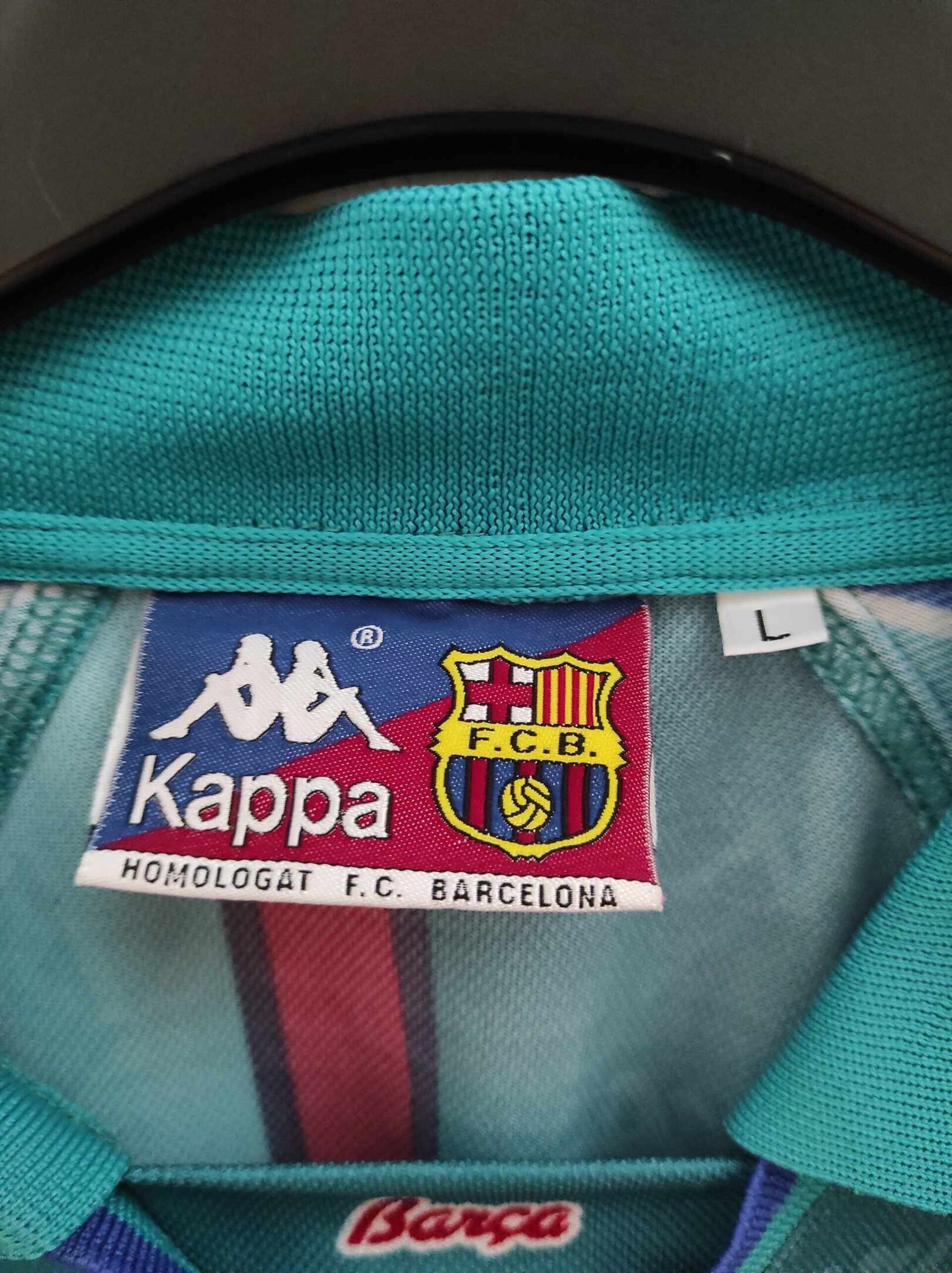 FC BARCELONA 1995-1996 away number 10 L - 2
