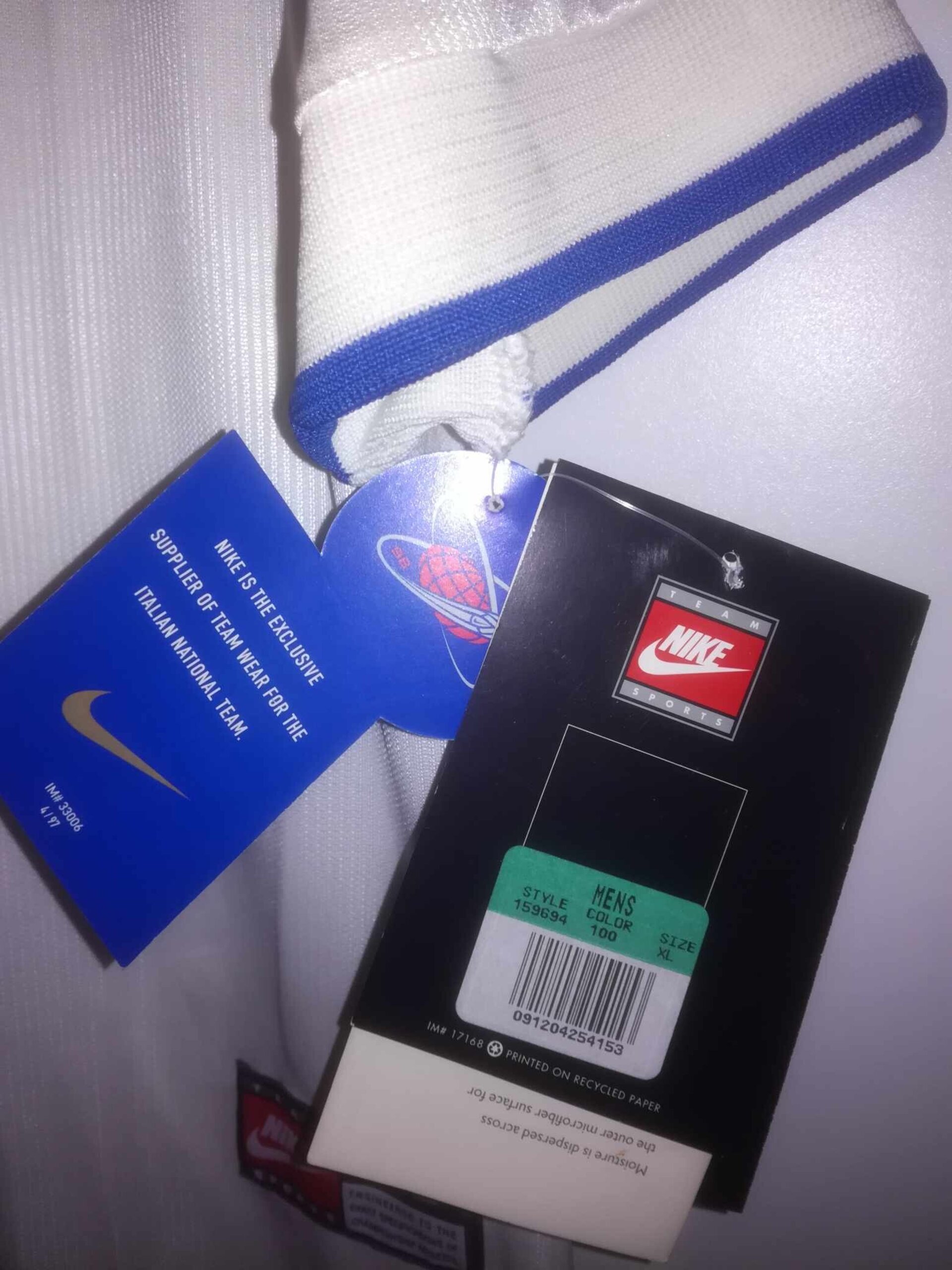 ITALY 1998 World Cup BNWT away XL - 3