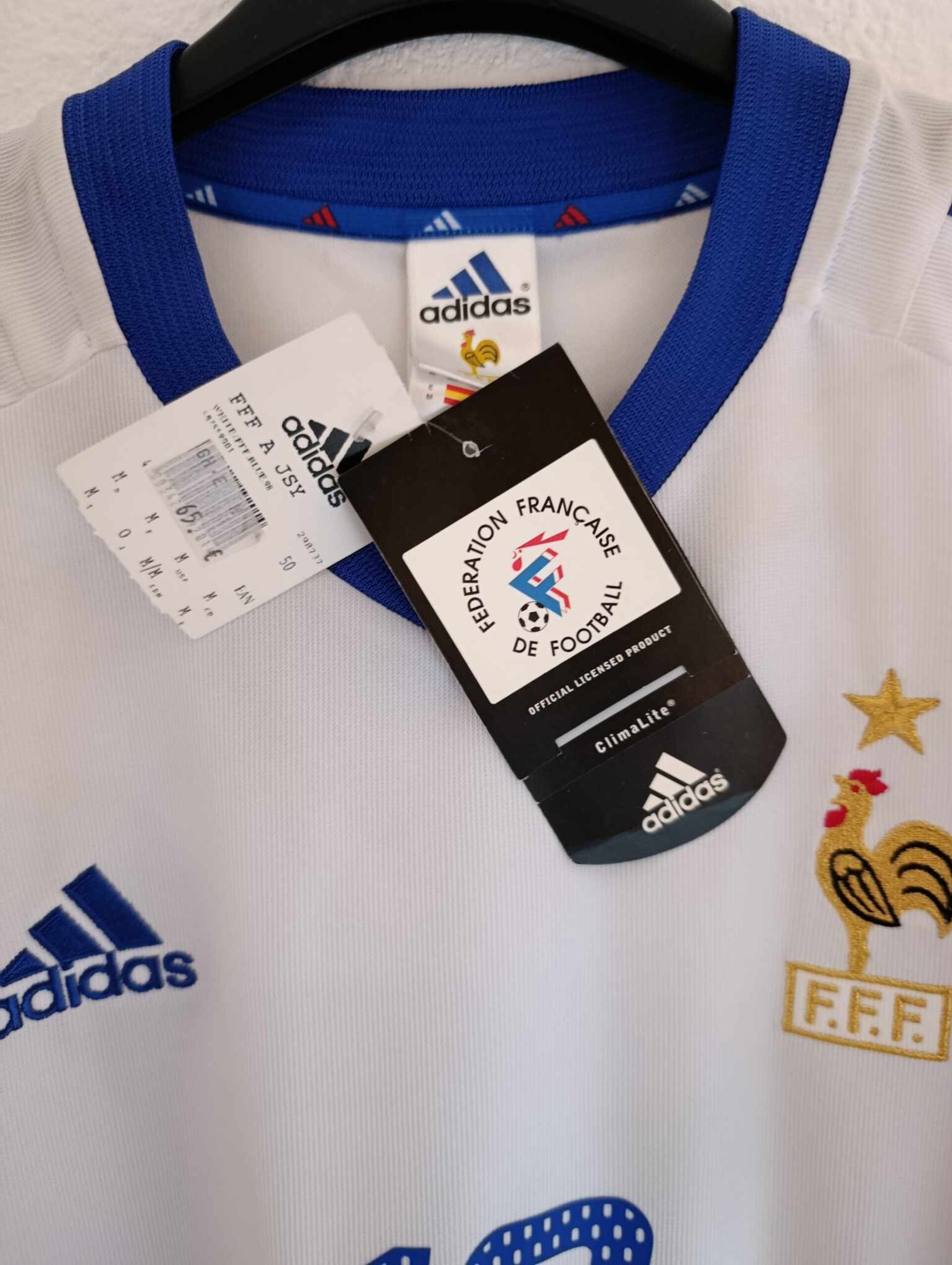 FRANCE 2002 World Cup away Zidane 10 BNWT M - 3