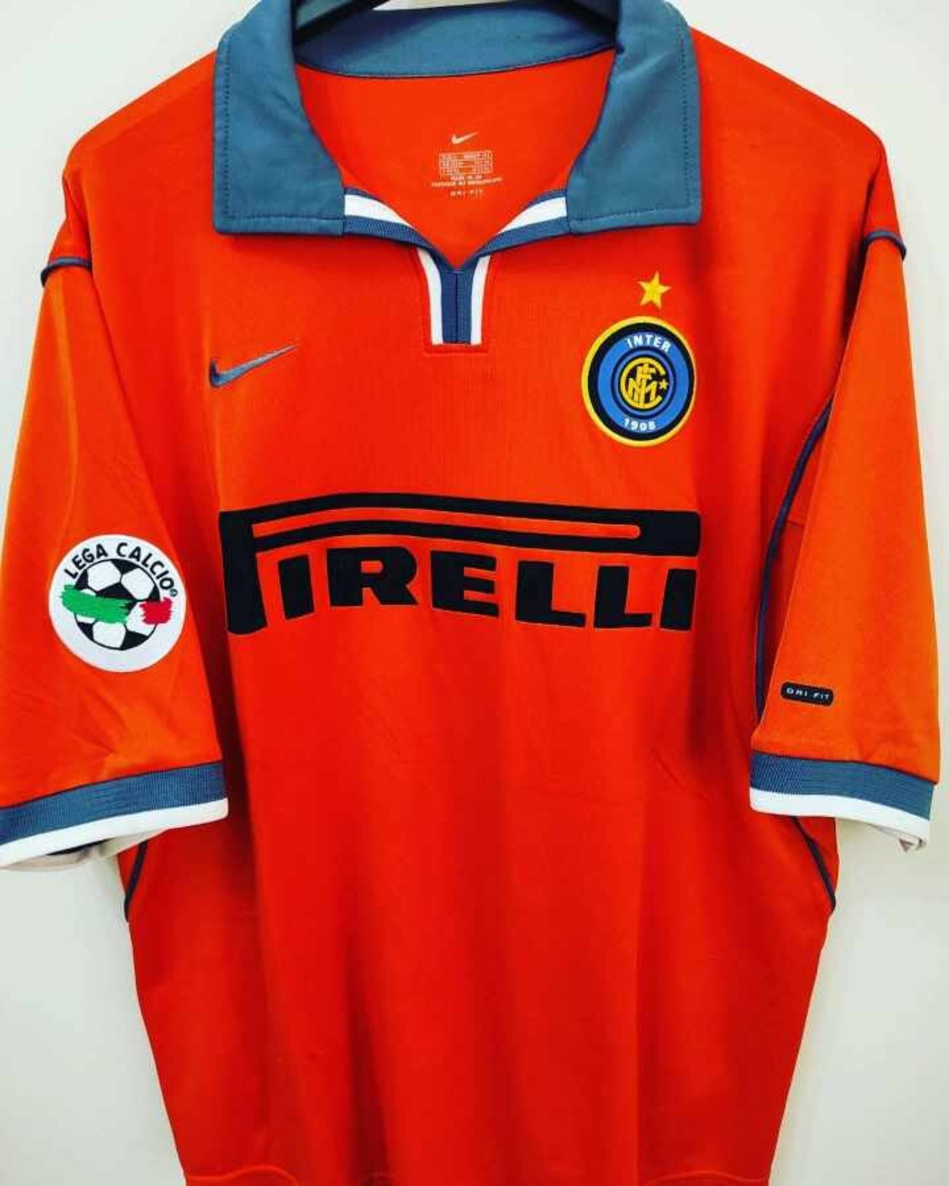 INTER MILAN 2000-2001 away Ronaldo 9 L - 2