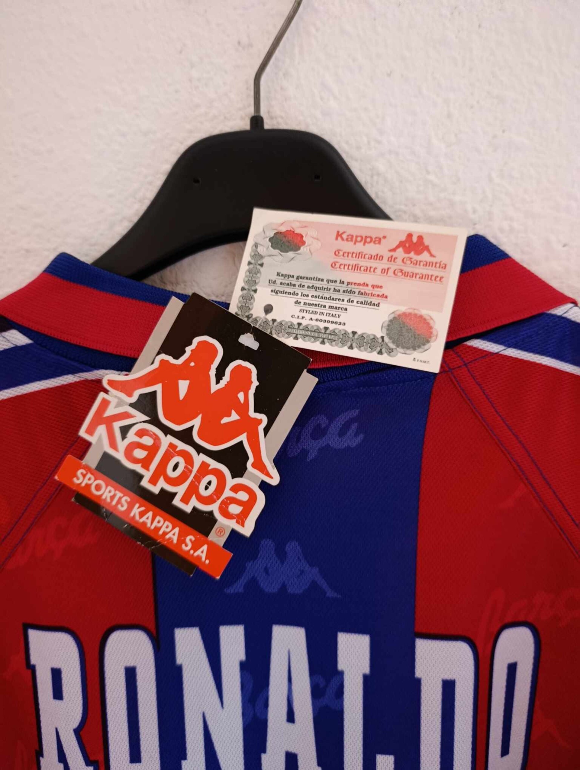 FC BARCELONA 1996-1997 Ronaldo 9 BNWT XL - 3