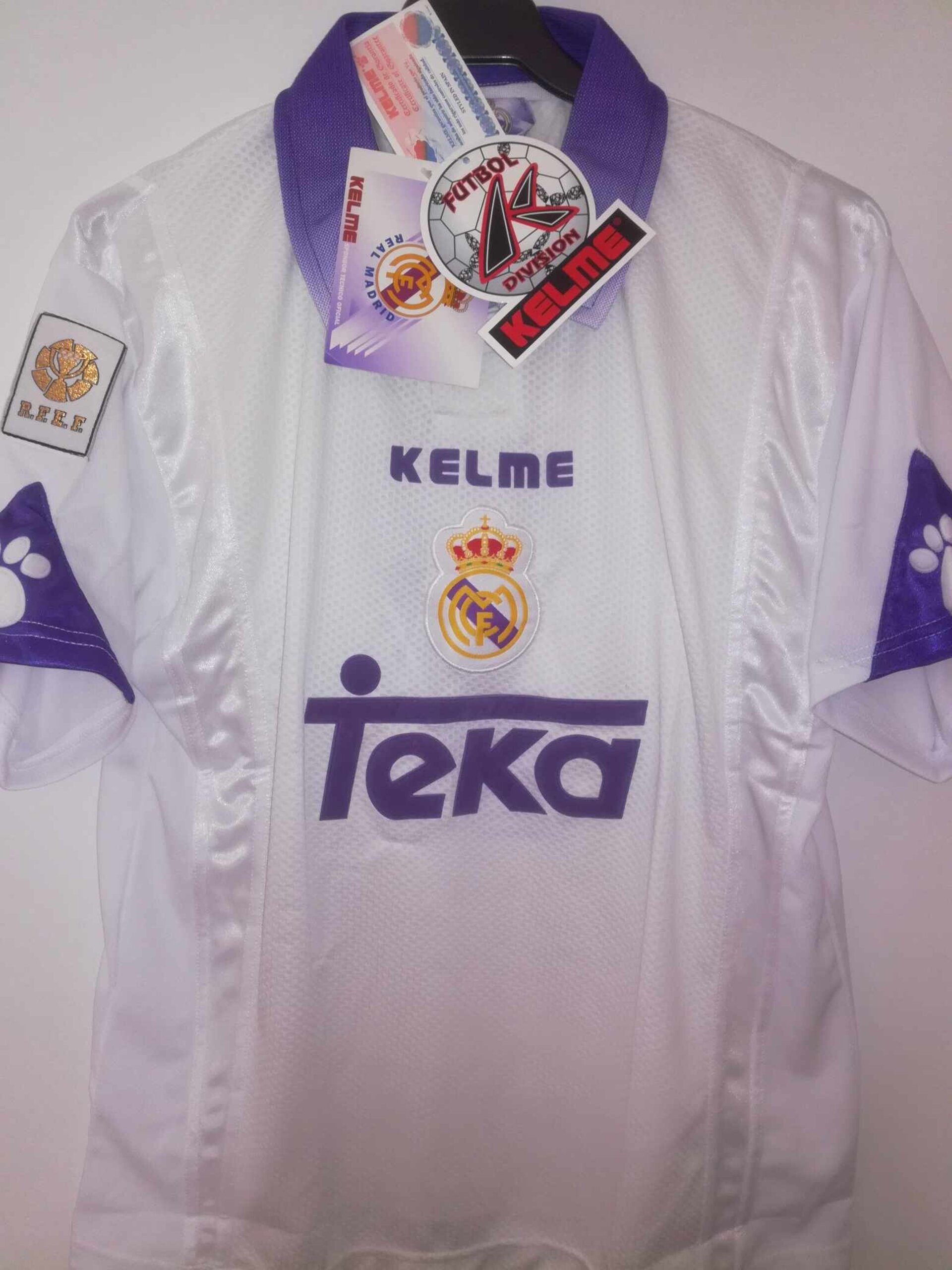 REAL MADRID 1997-1998 BNWT Raul 7 S - 2