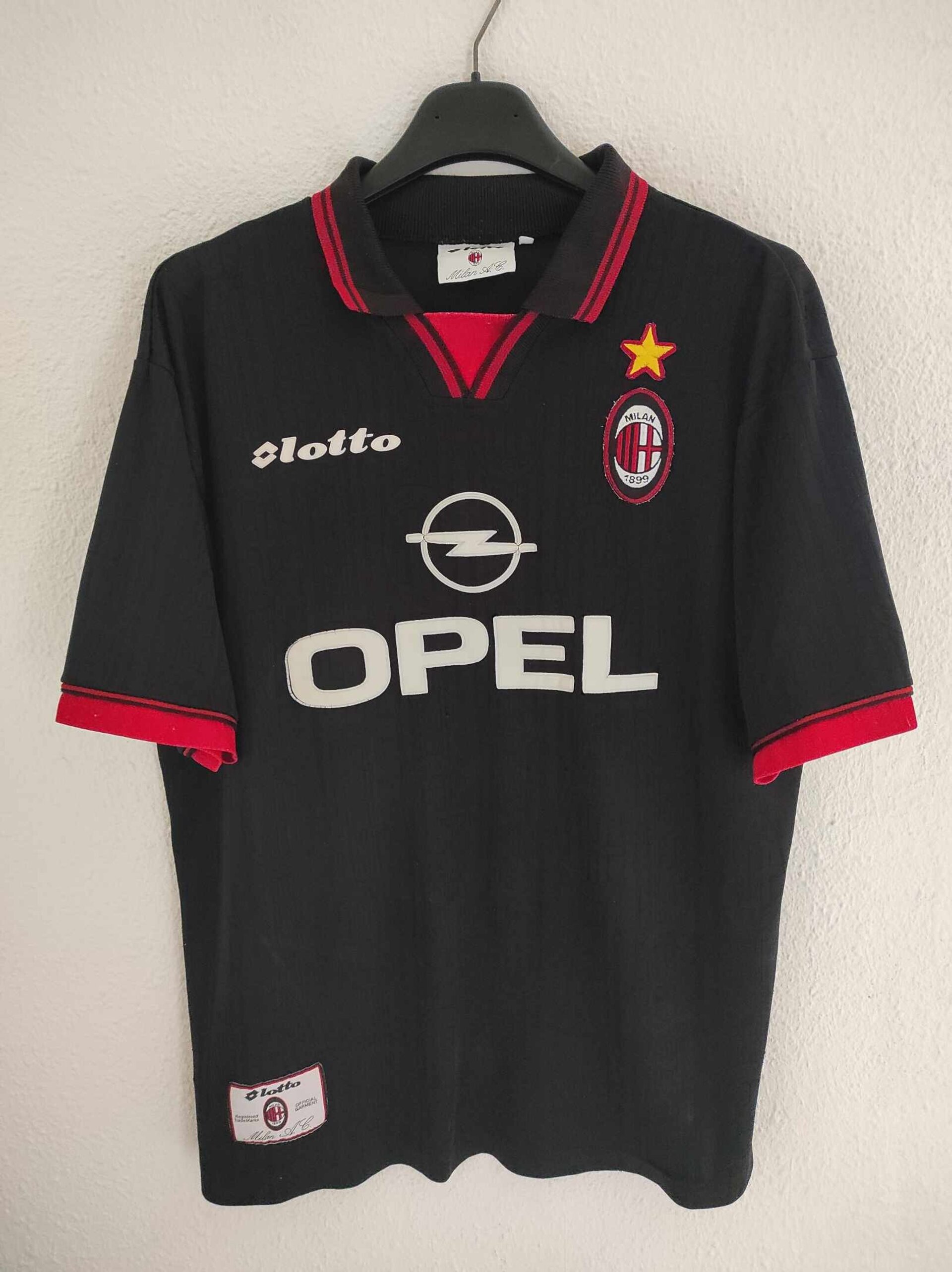 AC MILAN 1997-1998 away Maldini 3 L - 2