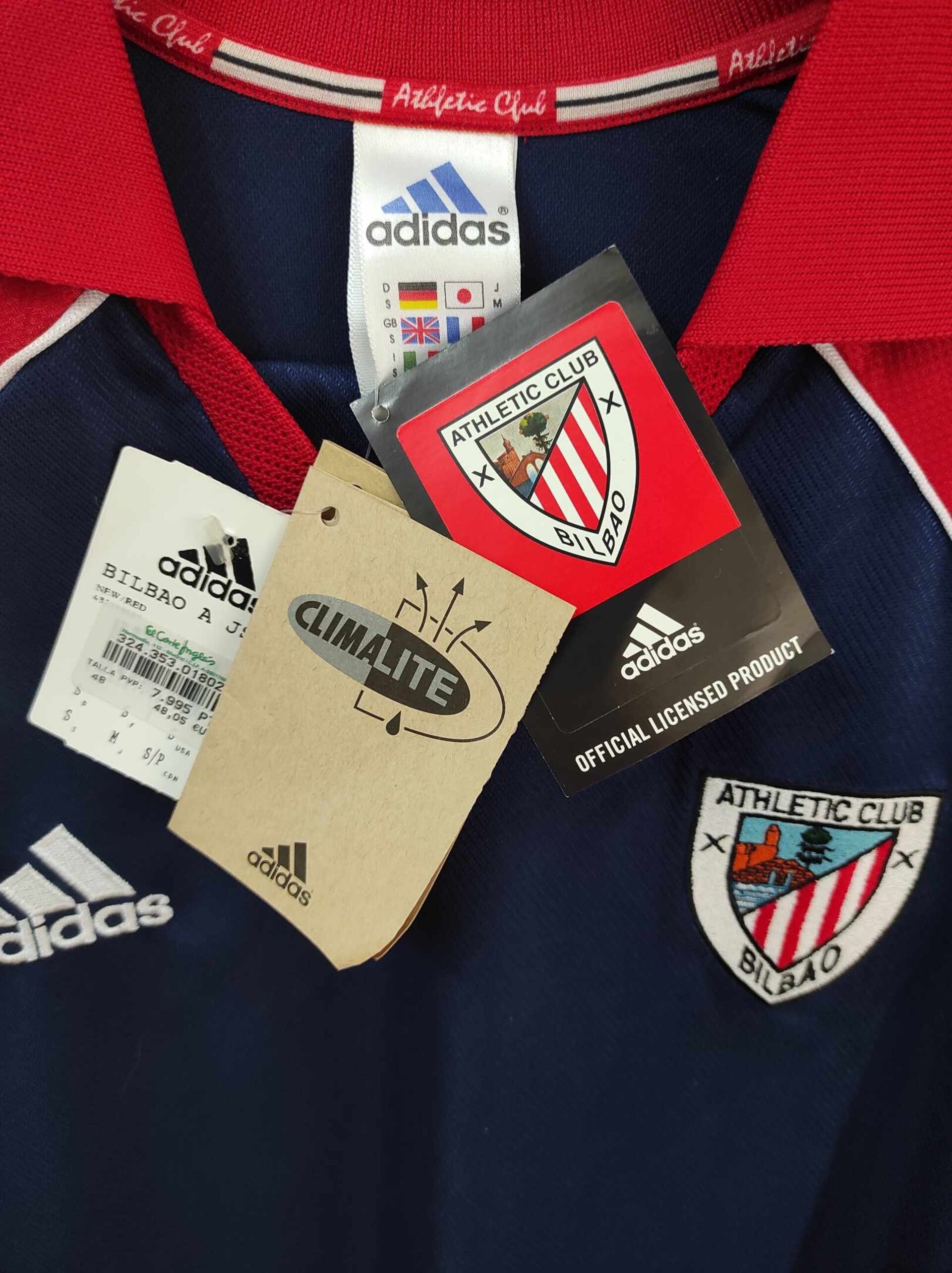 ATHLETIC CLUB BILBAO 1999-2000 away BNWT S - 2