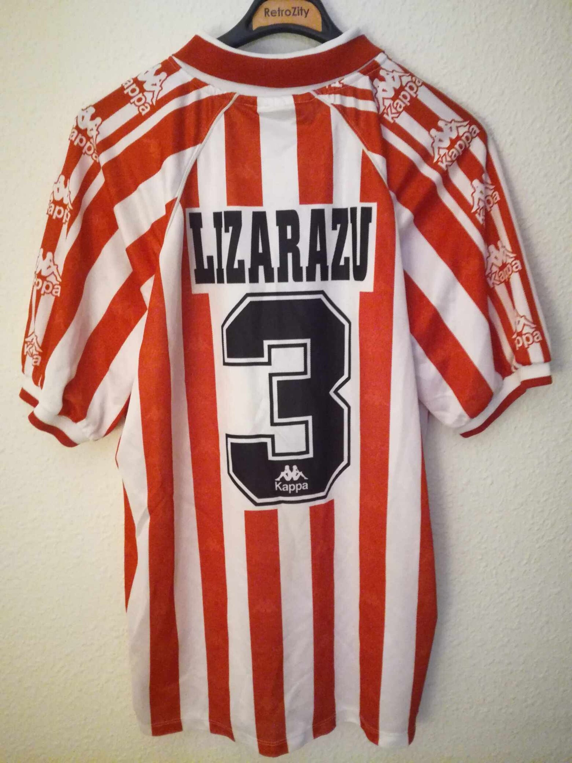 ATHLETIC CLUB BILBAO 1996-1997 Lizarazu 3 Match Worn XL - 1