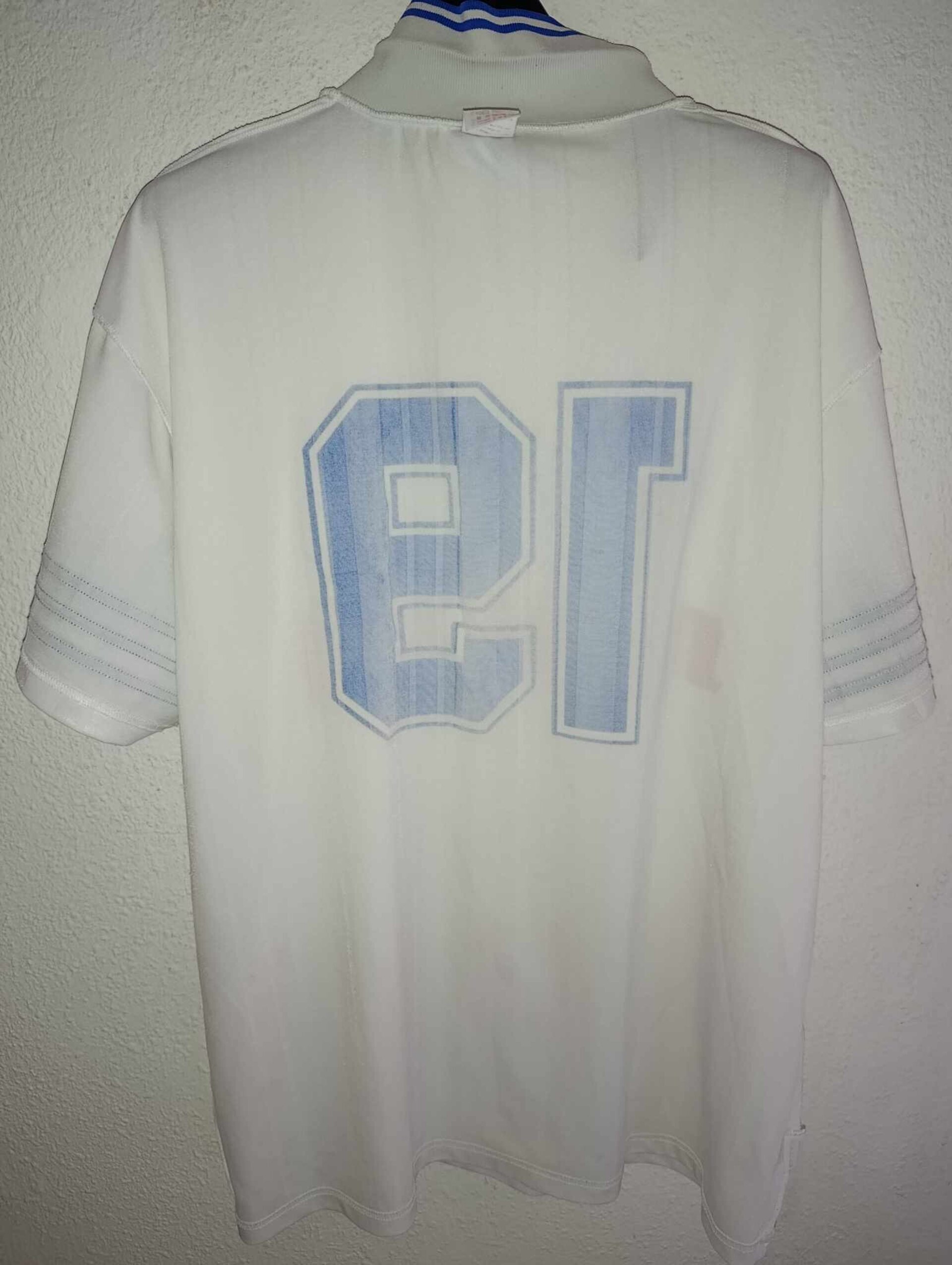 REAL ZARAGOZA 1995-1996 Gustavo López 19 Match Worn XL - 3