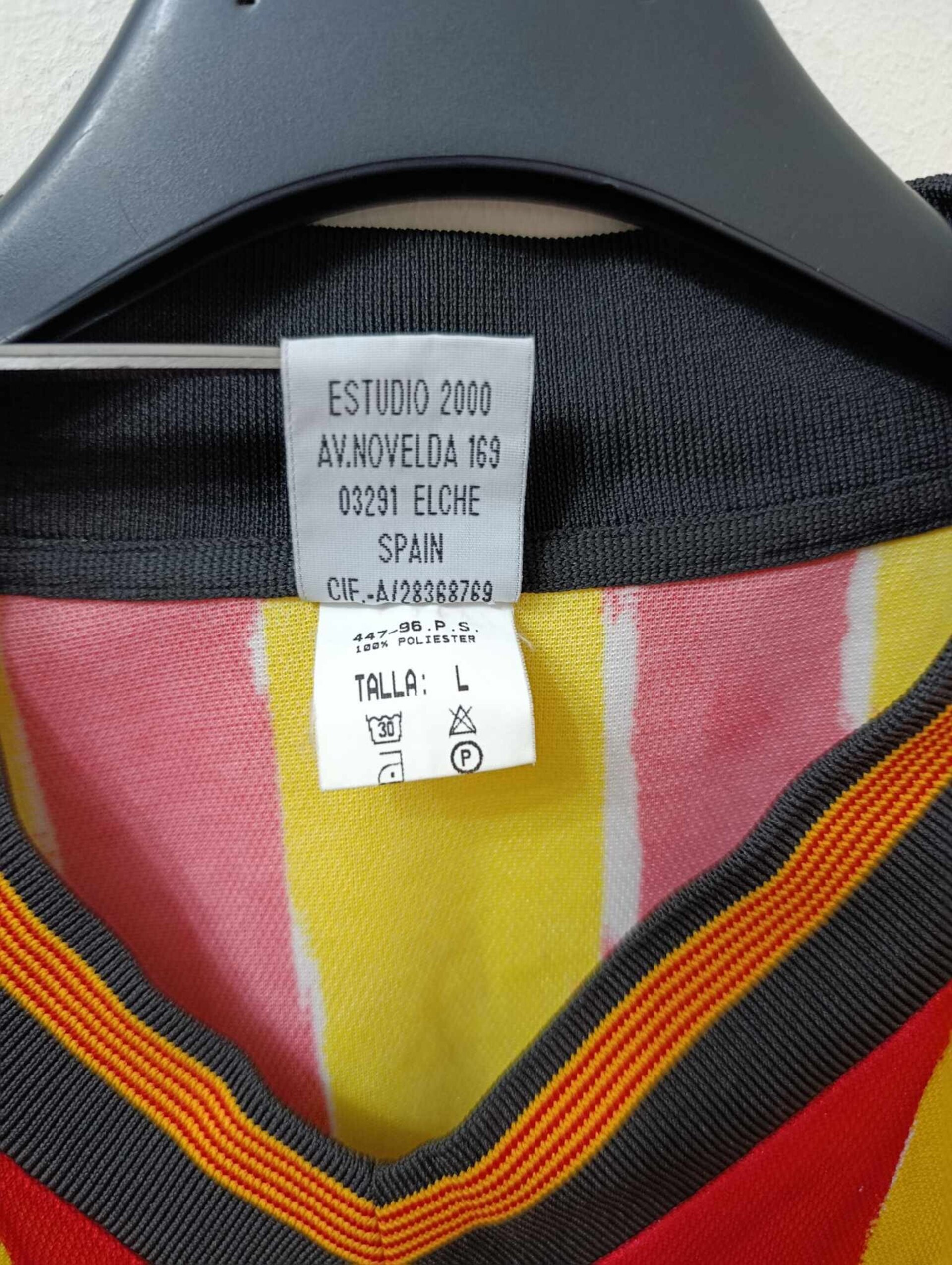 CATALUNYA 1995 Guardiola 4 Match Worn L - 6