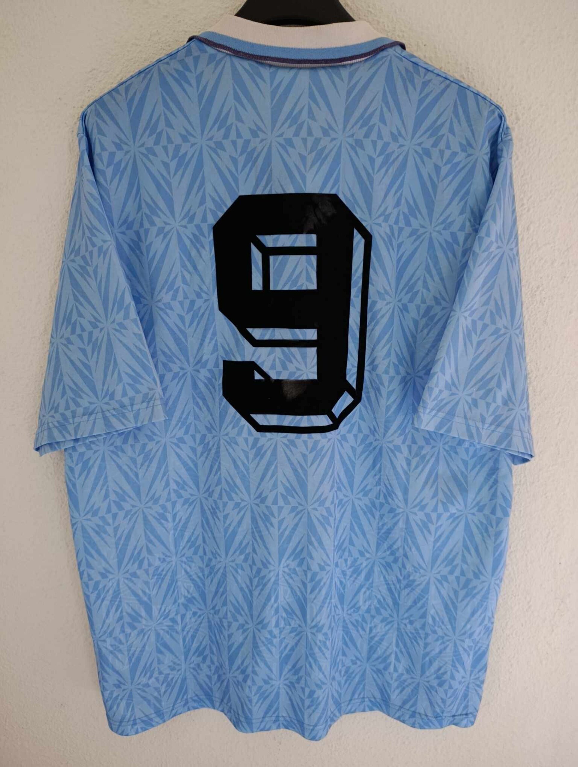SS LAZIO 1991-1992 number 9 Match Worn XL - 1