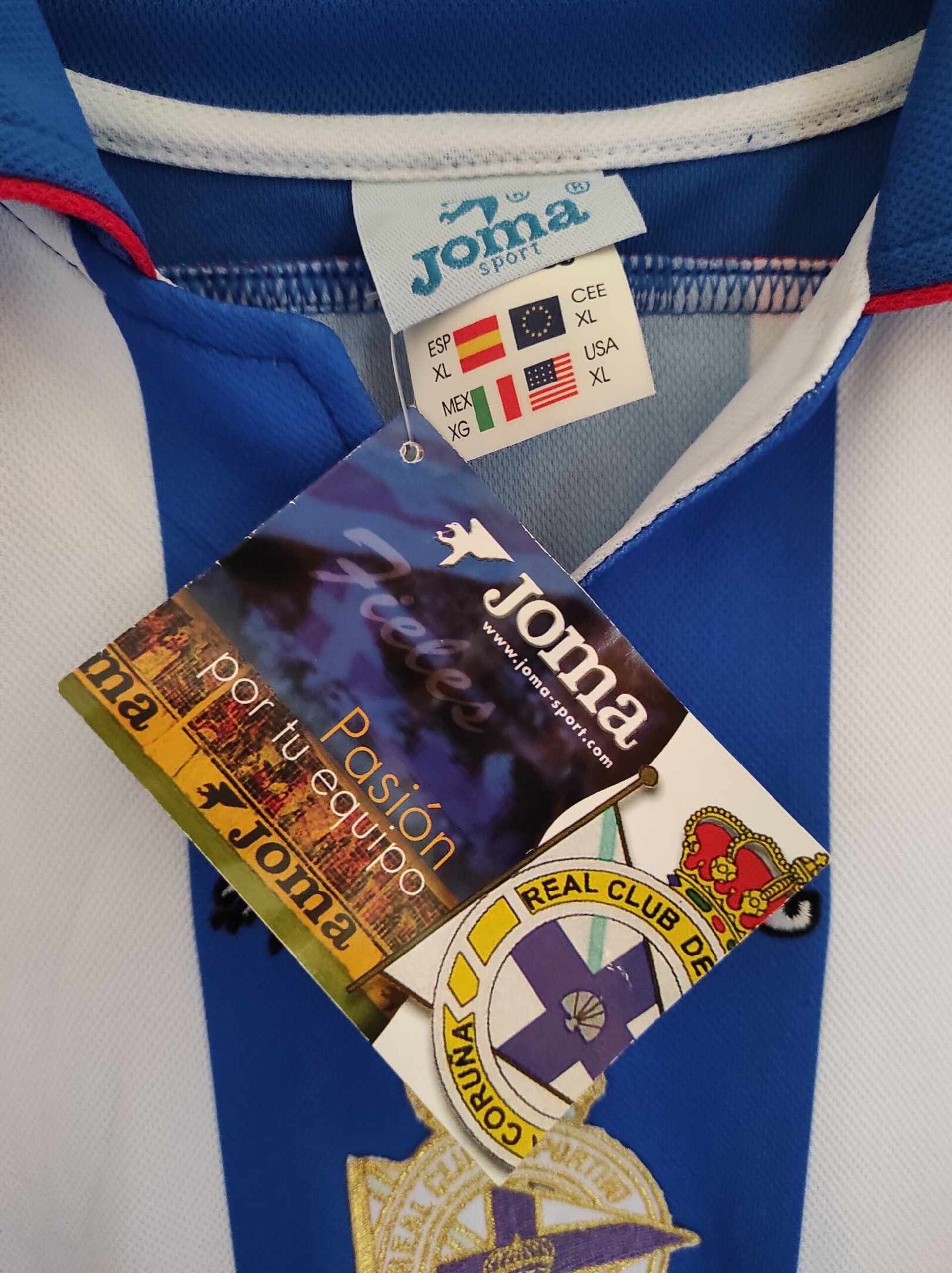 DEPORTIVO DE LA CORUÑA 2001-2002 BNWT XL - 2