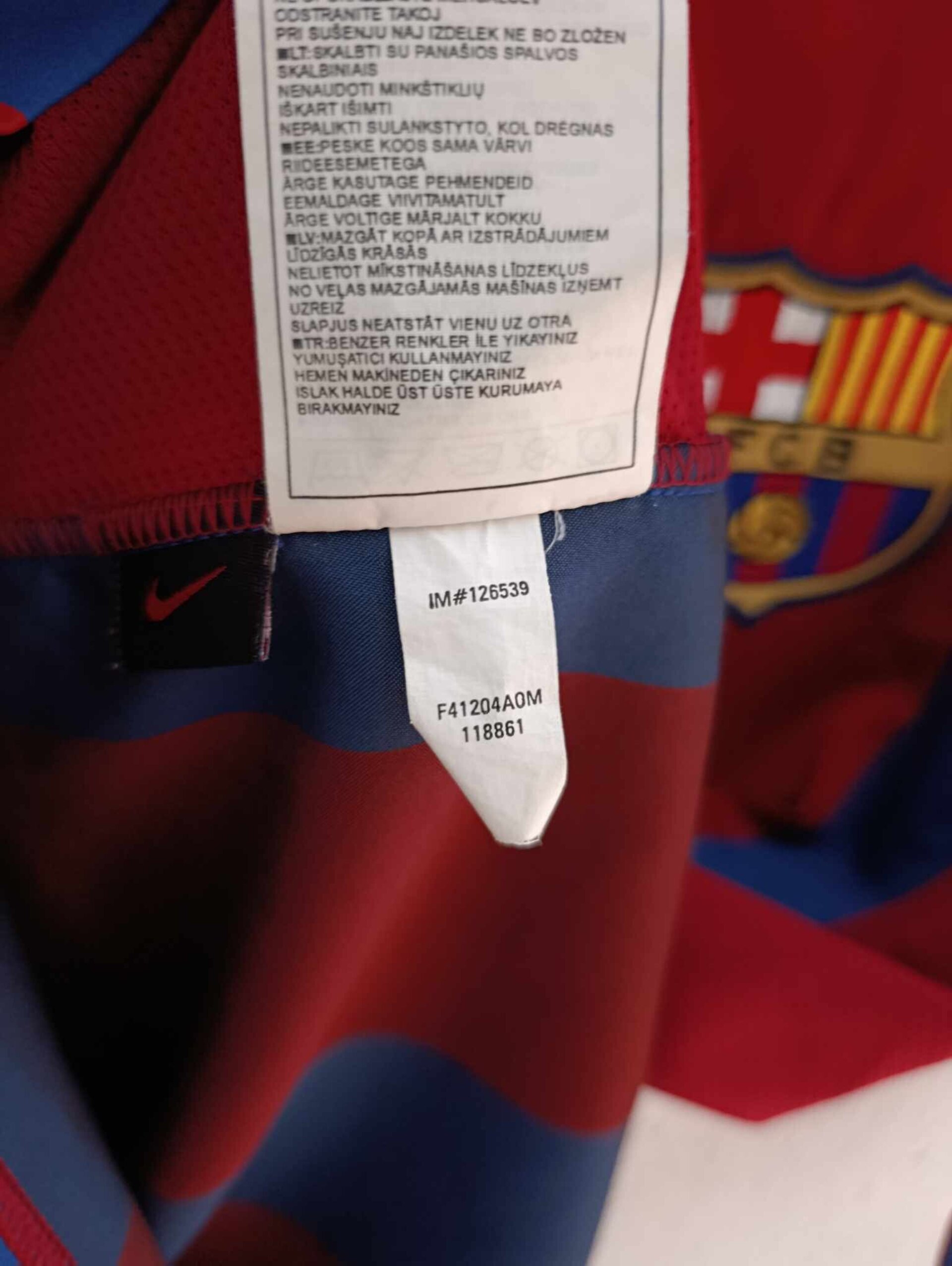 FC BARCELONA 2004-2005 Larsson 17 M - 5