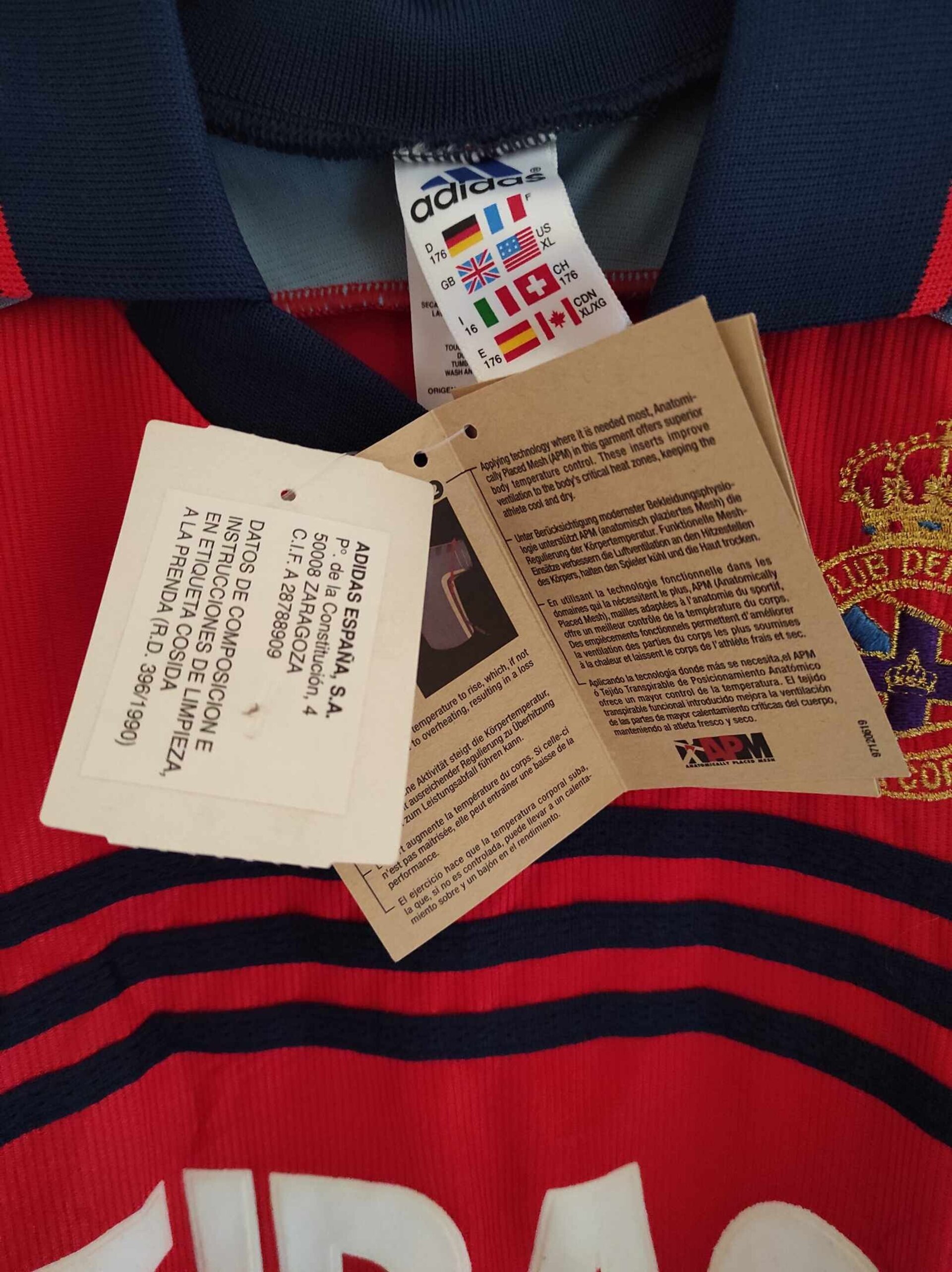 DEPORTIVO DE LA CORUÑA 1998-1999 away BNWT XL Kids - 3