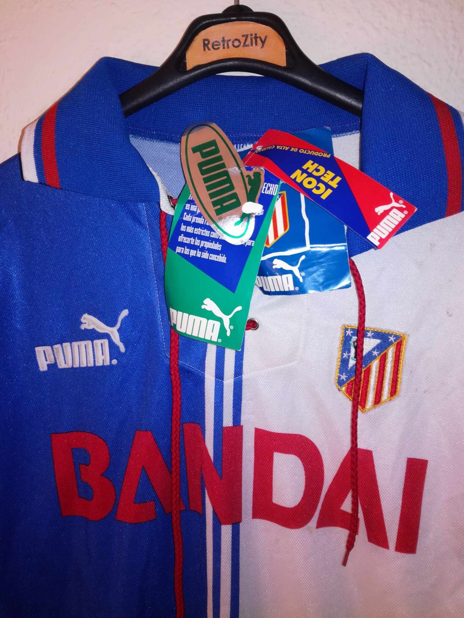 ATLETICO MADRID 1996-1997 away BNWT XS - 2