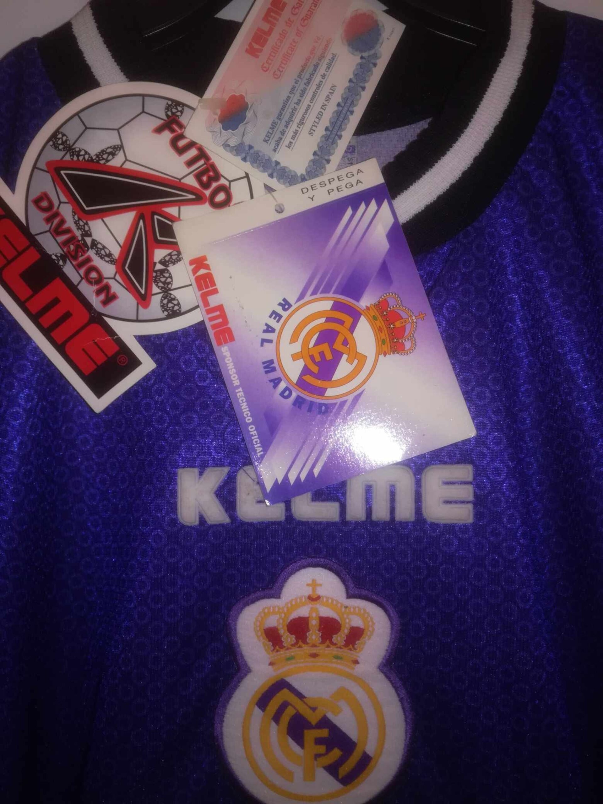 REAL MADRID 1997-1998 BNWT away S - 2