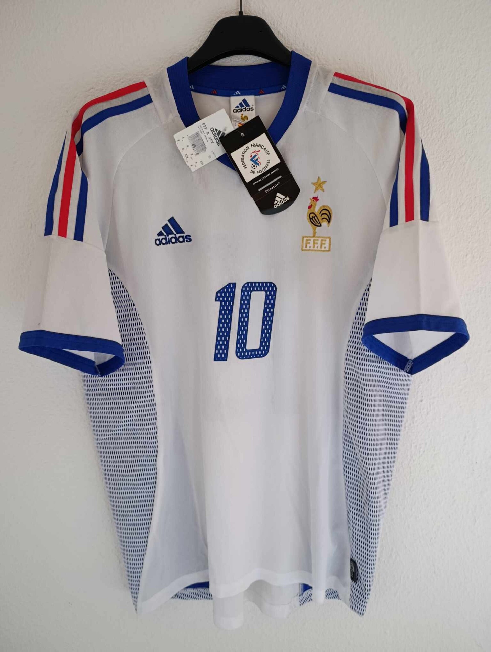 FRANCE 2002 World Cup away Zidane 10 BNWT M - 2