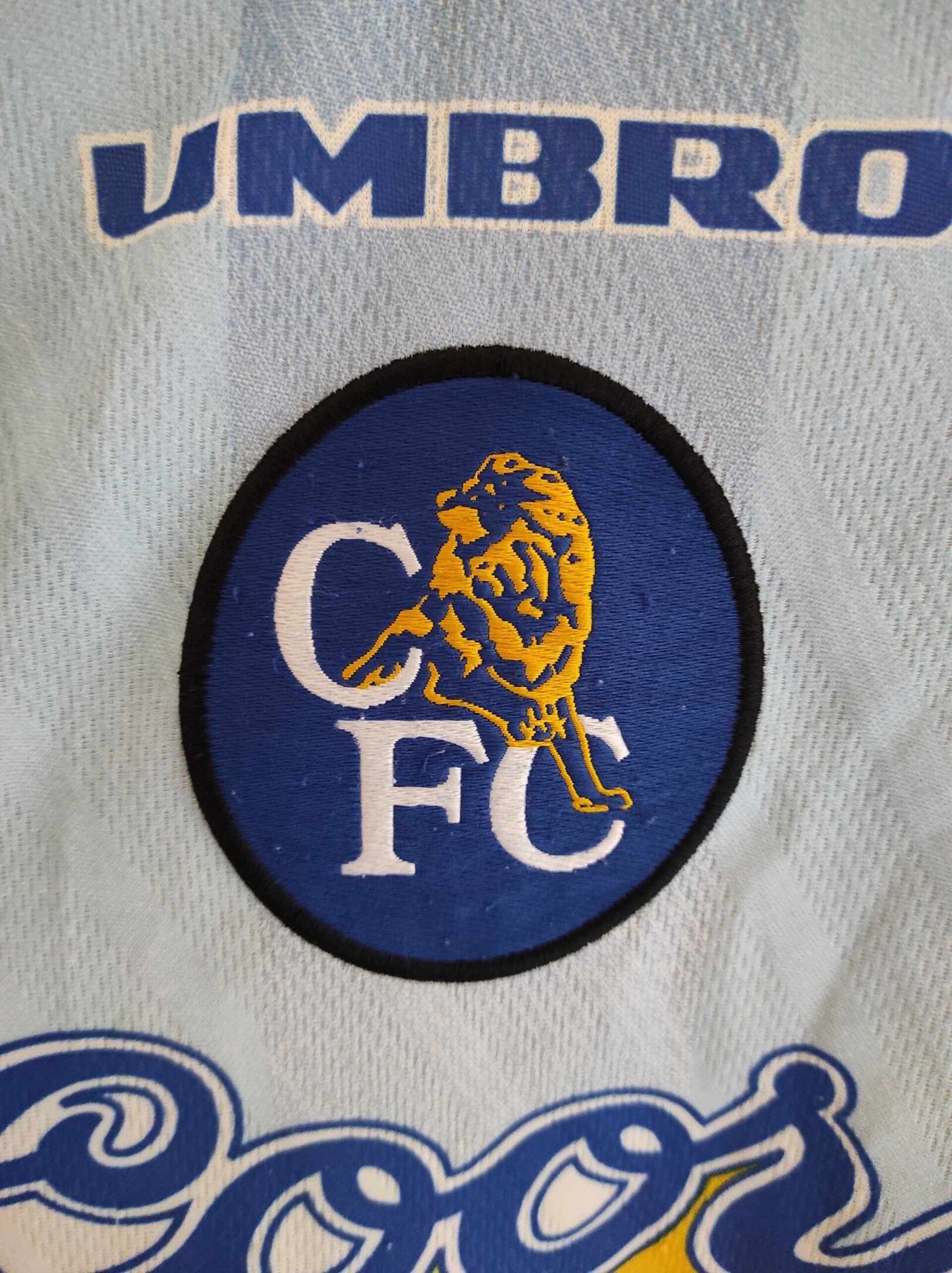 CHELSEA 1996-1997 away number 10 M - 4