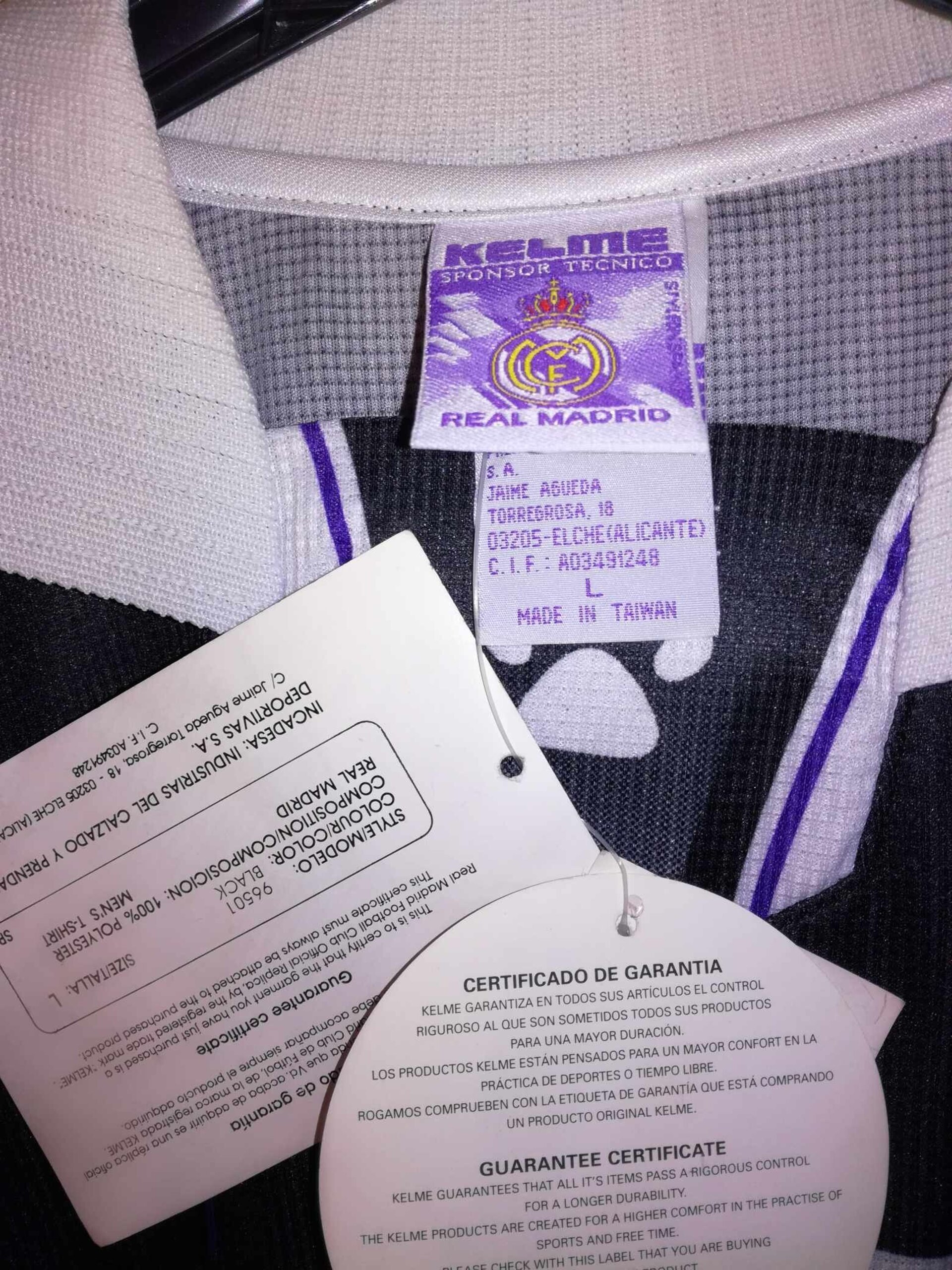 REAL MADRID 1997-1998 BNWT third L - 2