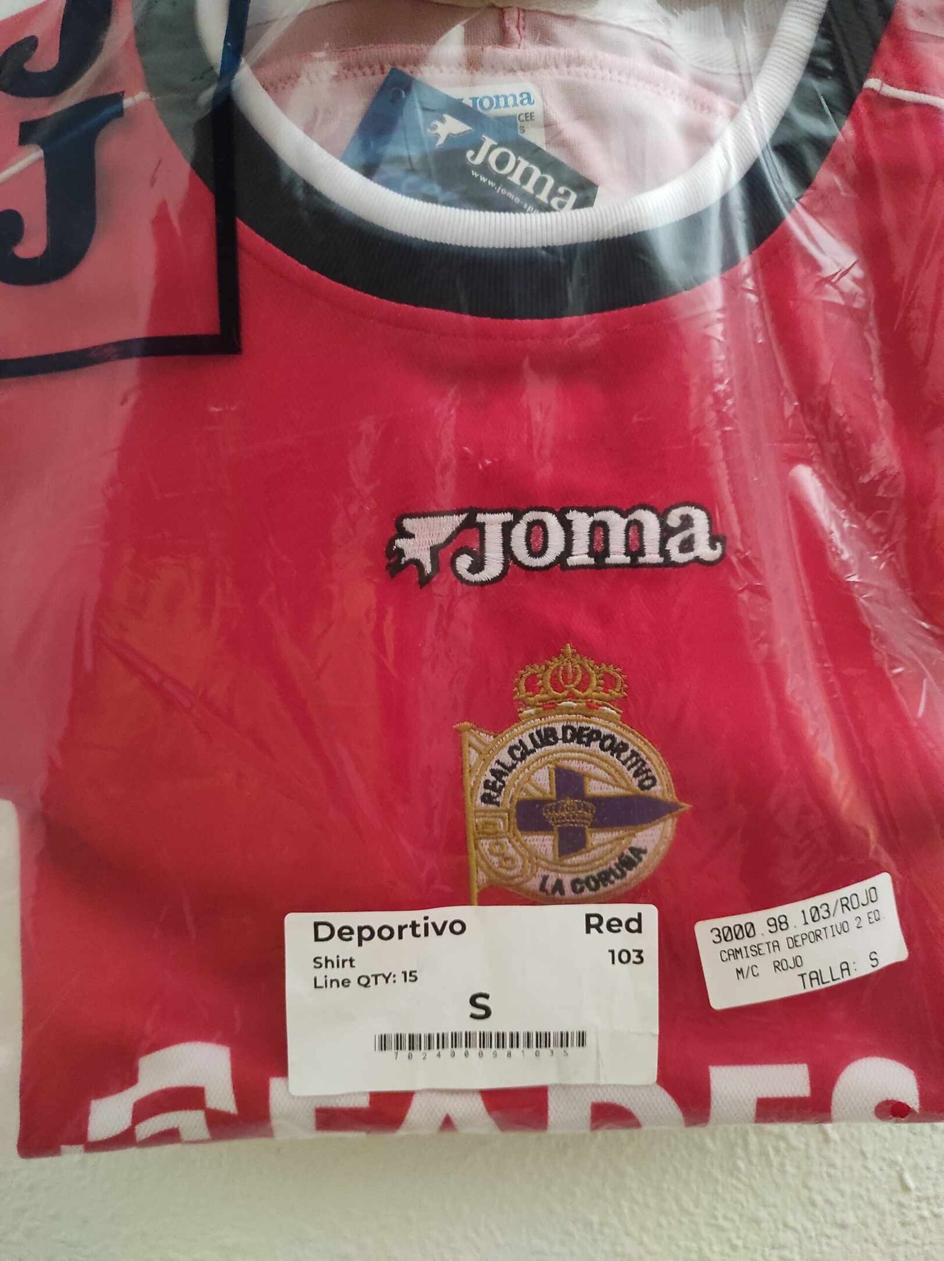 DEPORTIVO DE LA CORUÑA 2002-2003 away BNWT S - 6