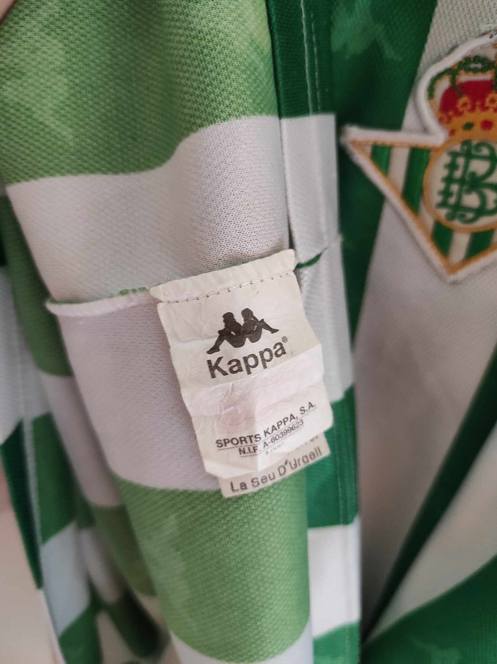 REAL BETIS 1995-1996 Alfonso 11 XL - 6