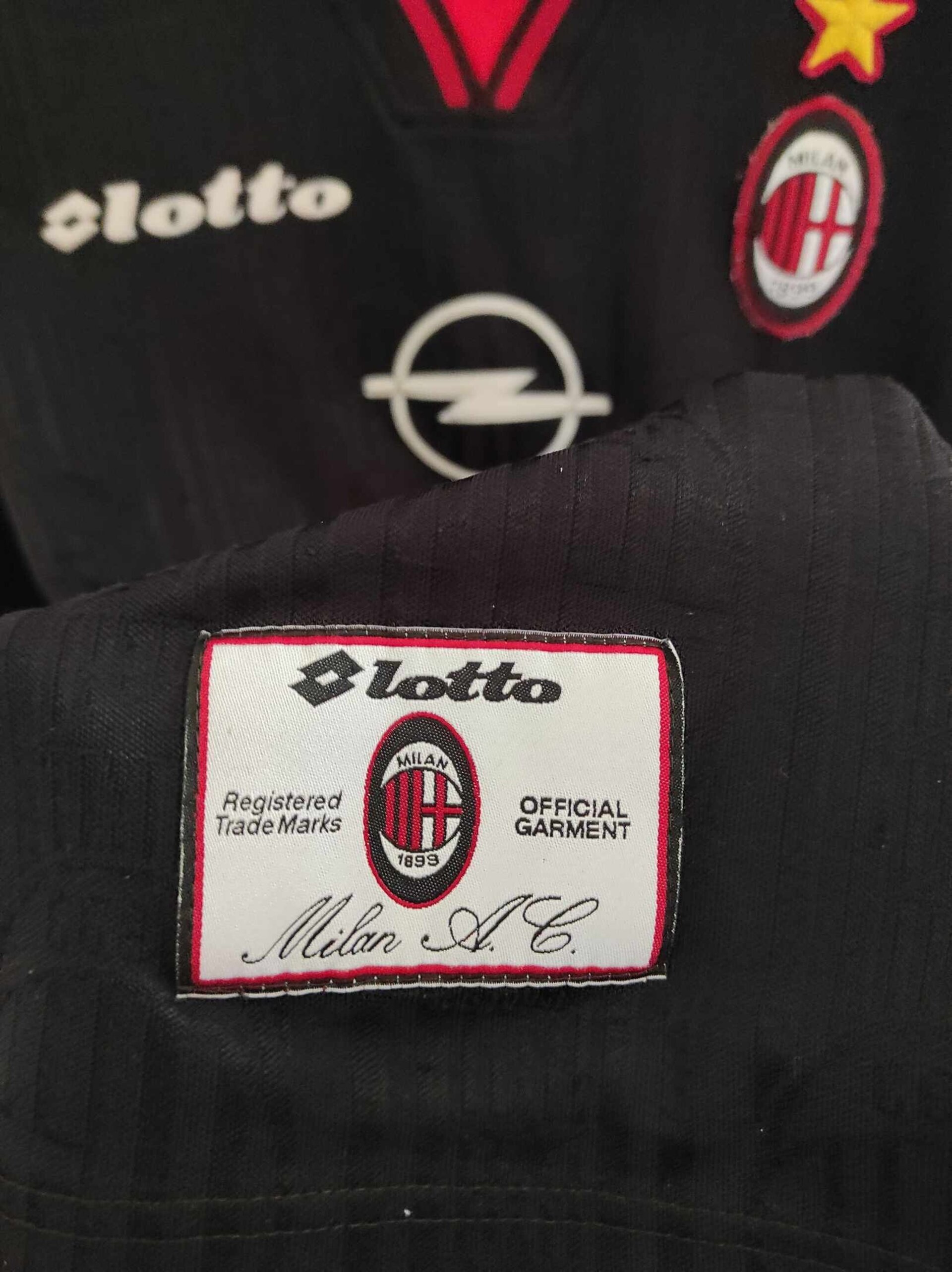 AC MILAN 1997-1998 away Maldini 3 L - 4