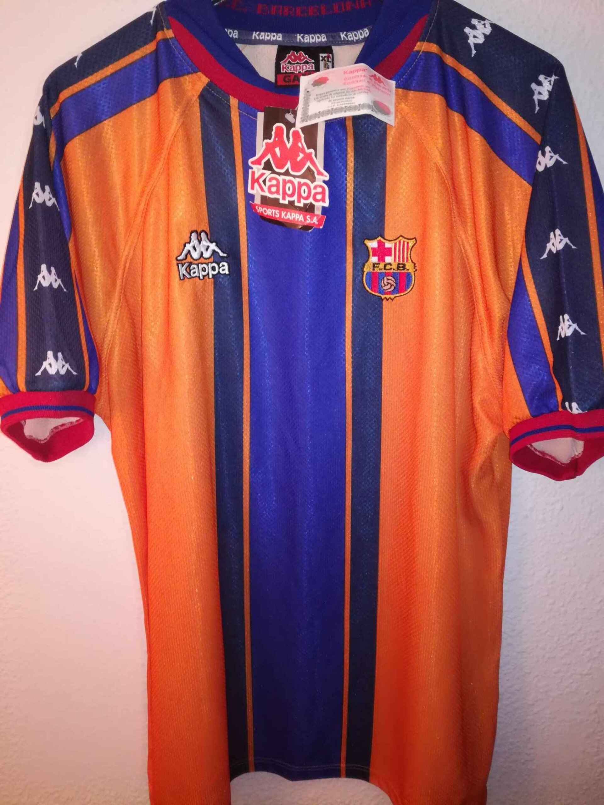 FC BARCELONA 1997-1998 BNWT away XL - 1