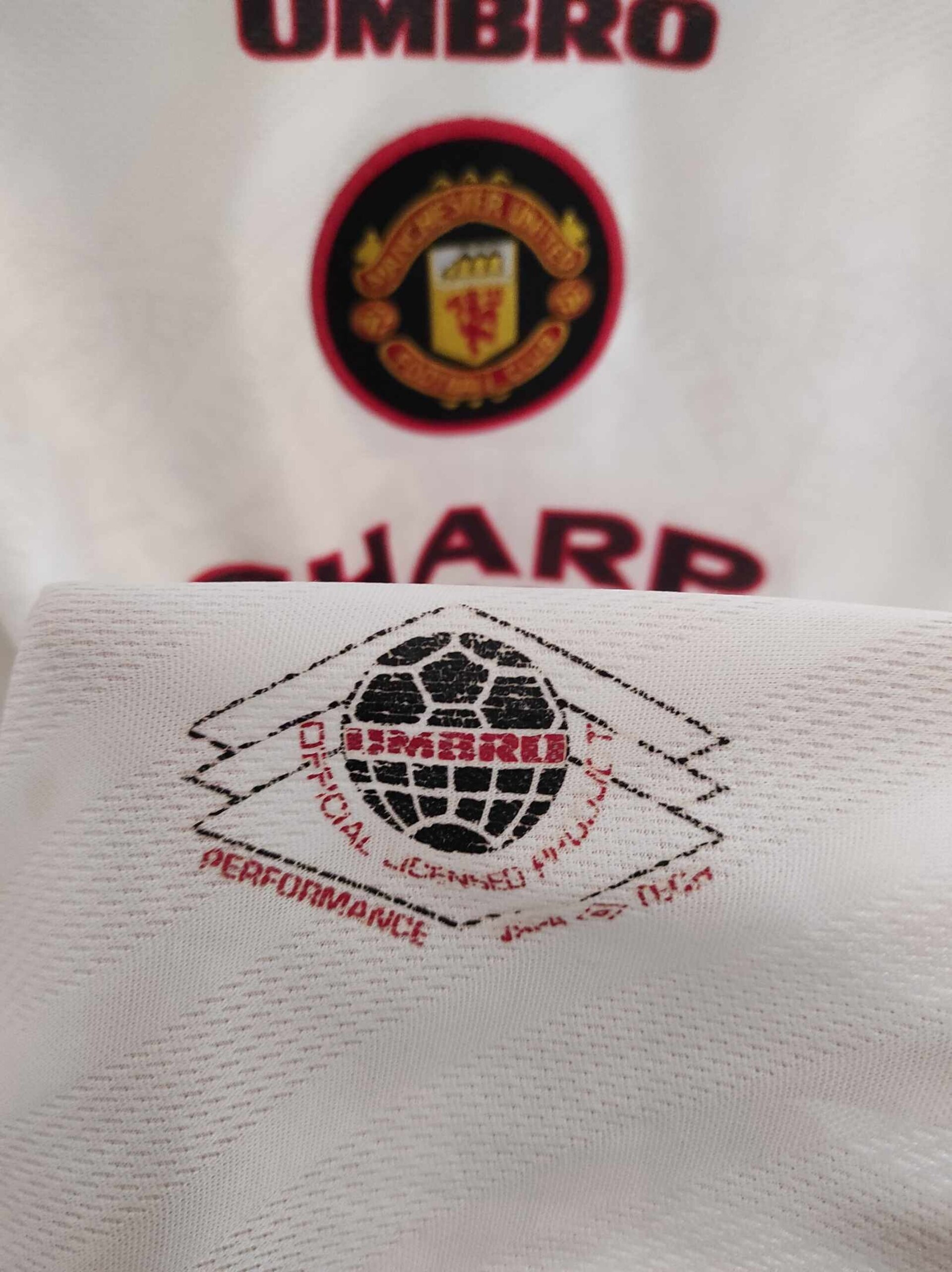 MANCHESTER UNITED 1996-1997 away XL - 3
