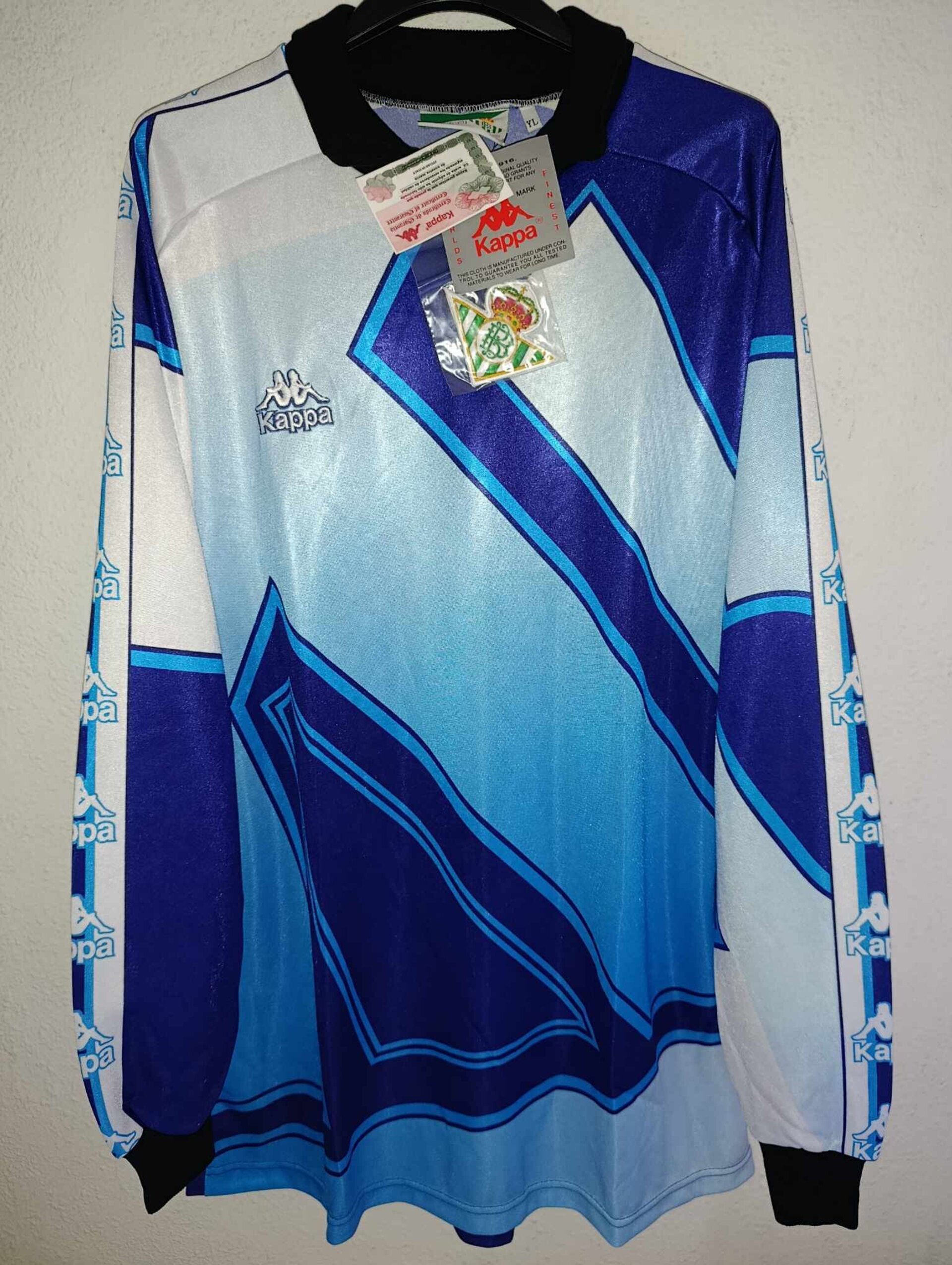 REAL BETIS 1995-1996 Goalkeeper BNWT Size YL - 1