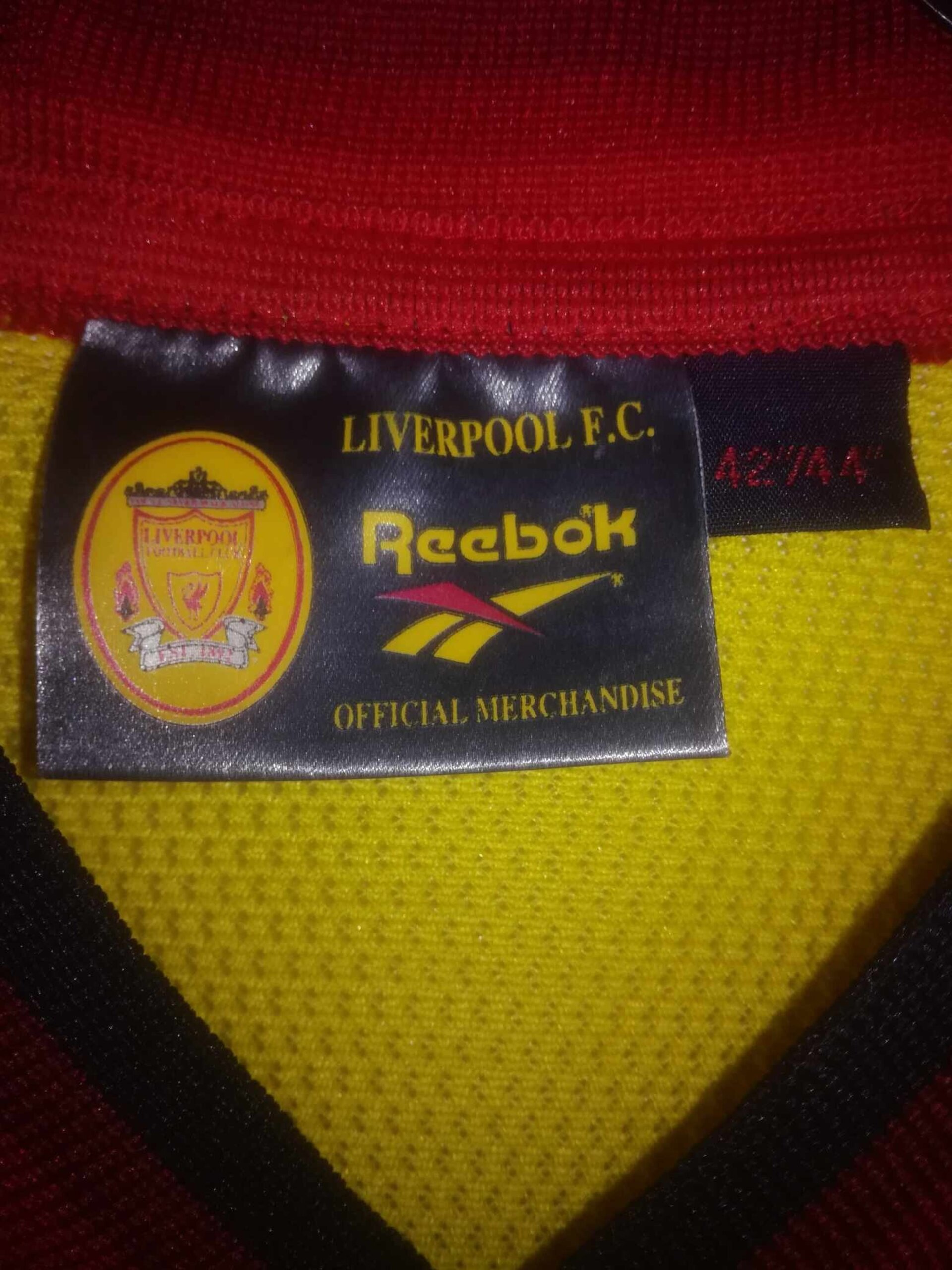 LIVERPOOL 1998-1999 away Size 42/44 - 2