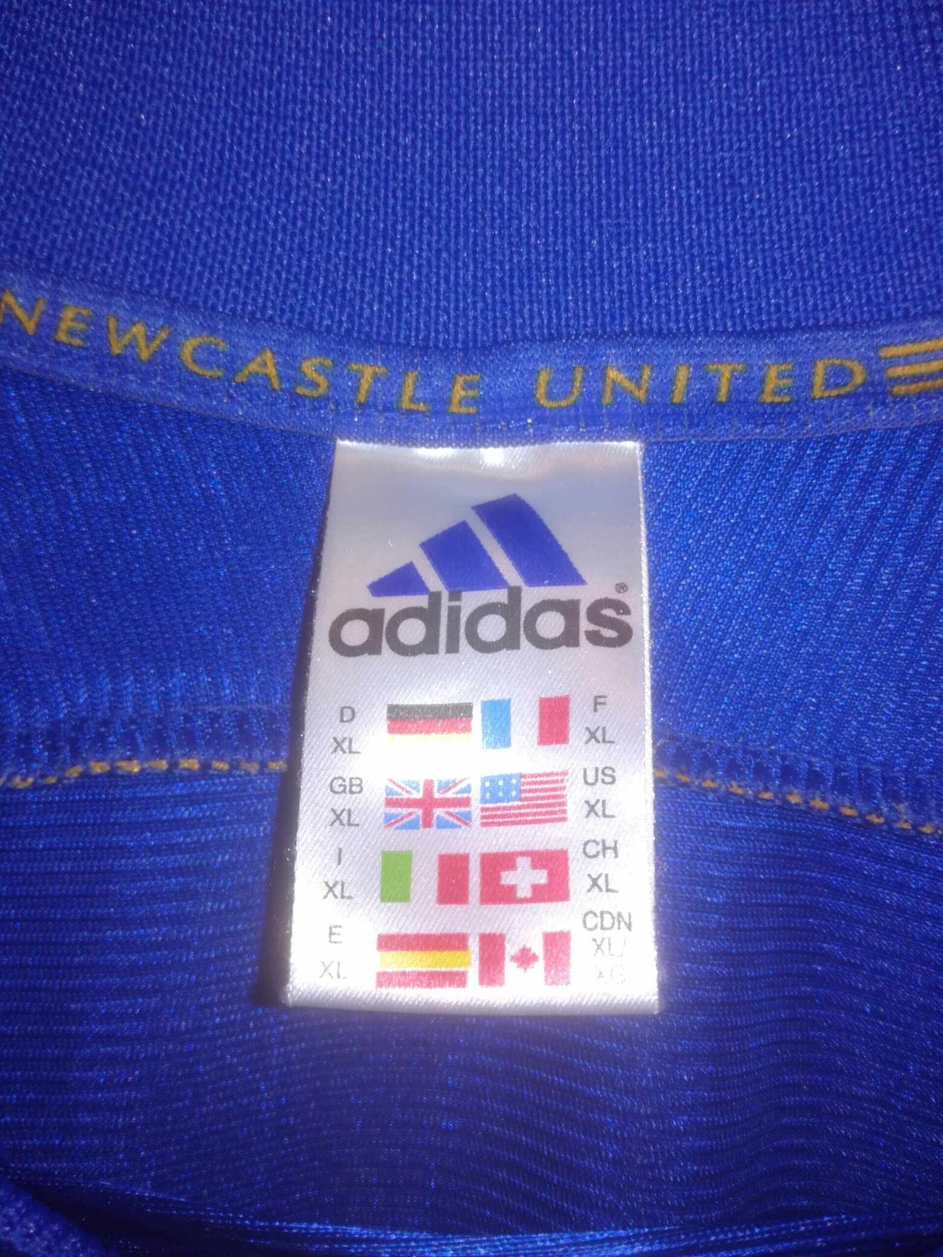 NEWCASTLE UNITED 1998-1999 away XL - 2