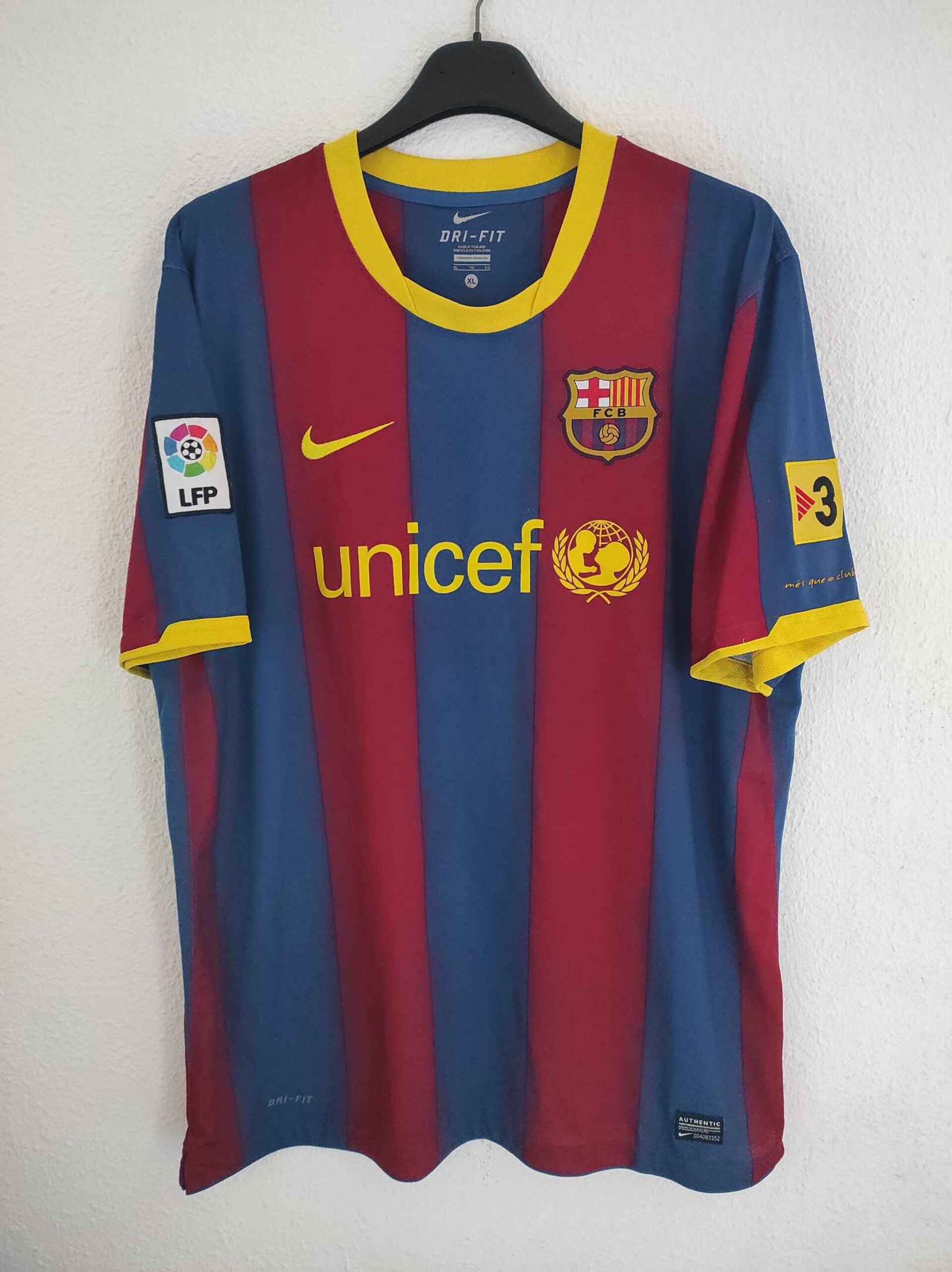 FC BARCELONA 2010-2011 David Villa 7 XL - 2