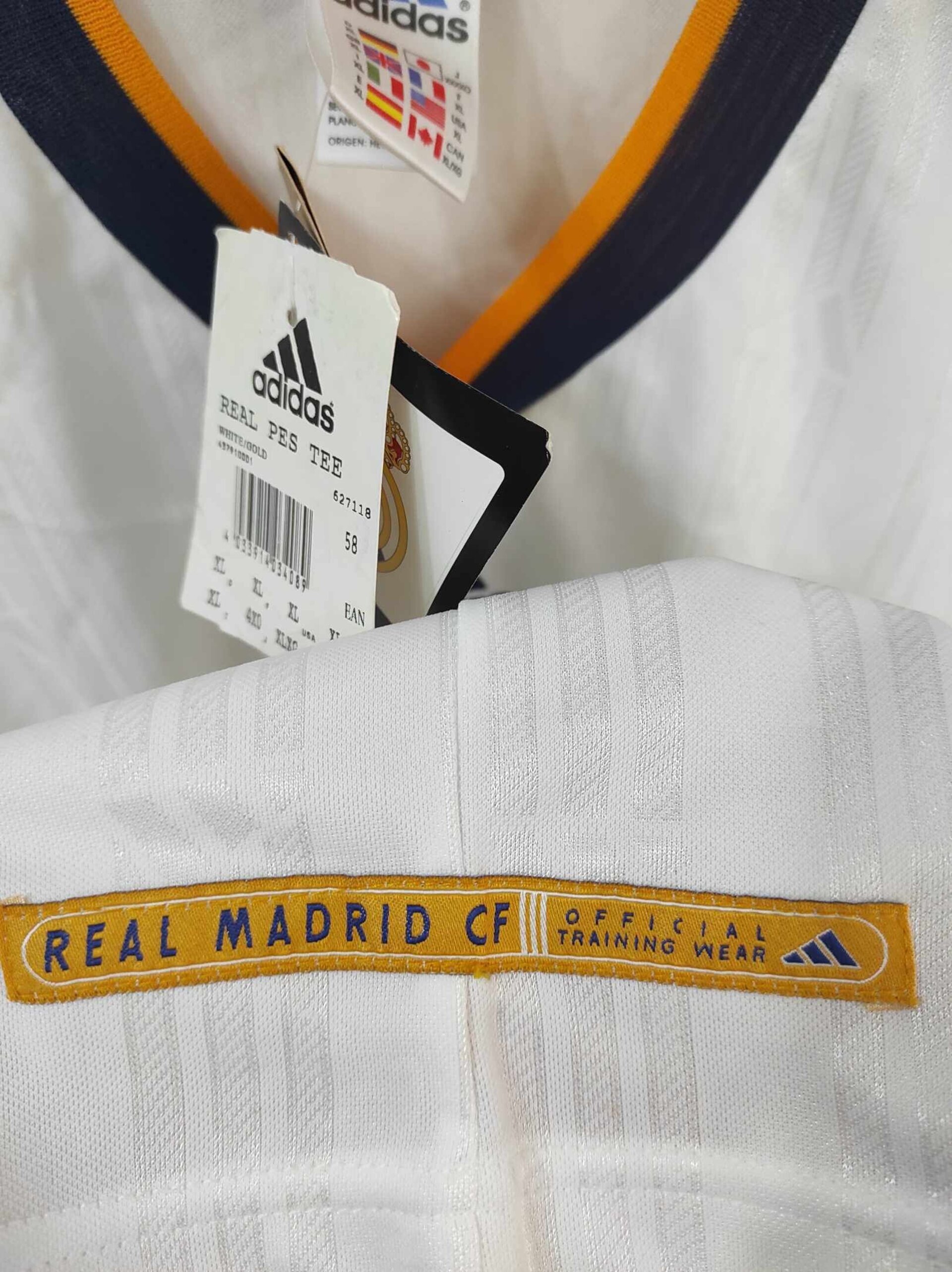 REAL MADRID 90s Training BNWT XL - 6