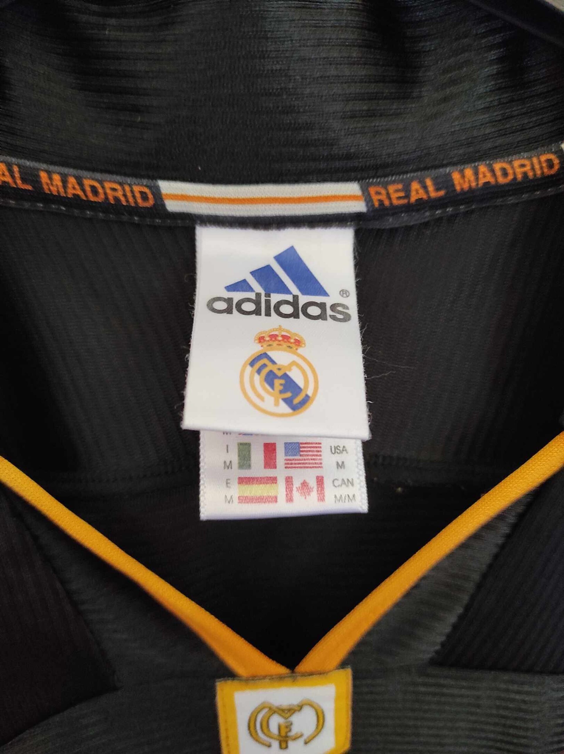 REAL MADRID 1999-2000 away number 7 M - 2