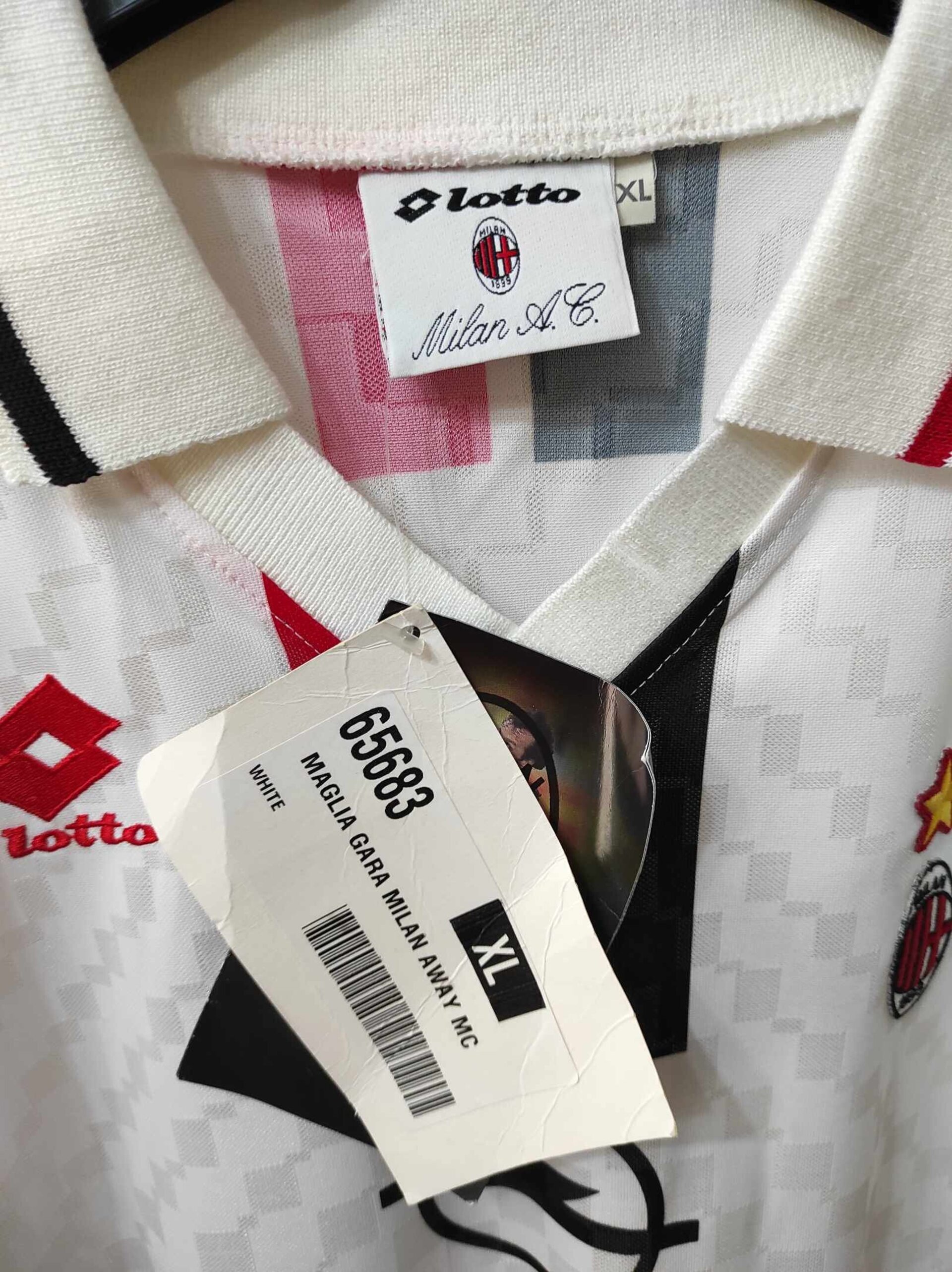 AC MILAN 1995-1996 BNWT away number 18 XL - 4