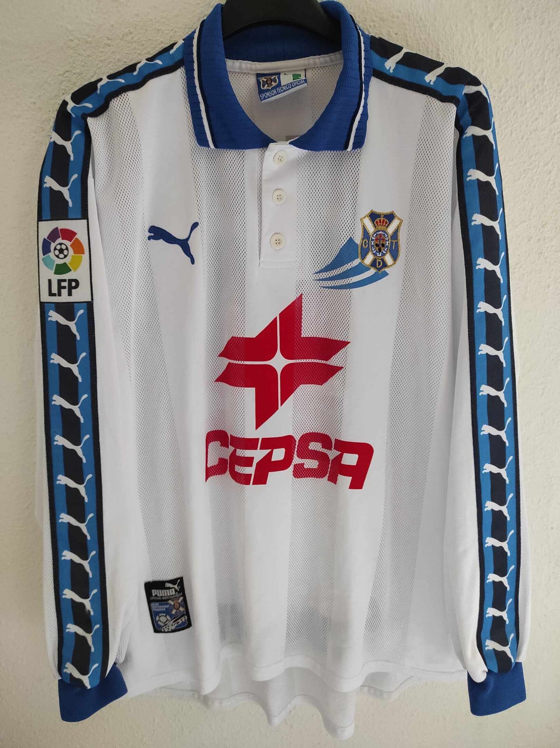 CD TENERIFE 1998-1999 Javi López 20 Match Worn XL - 2