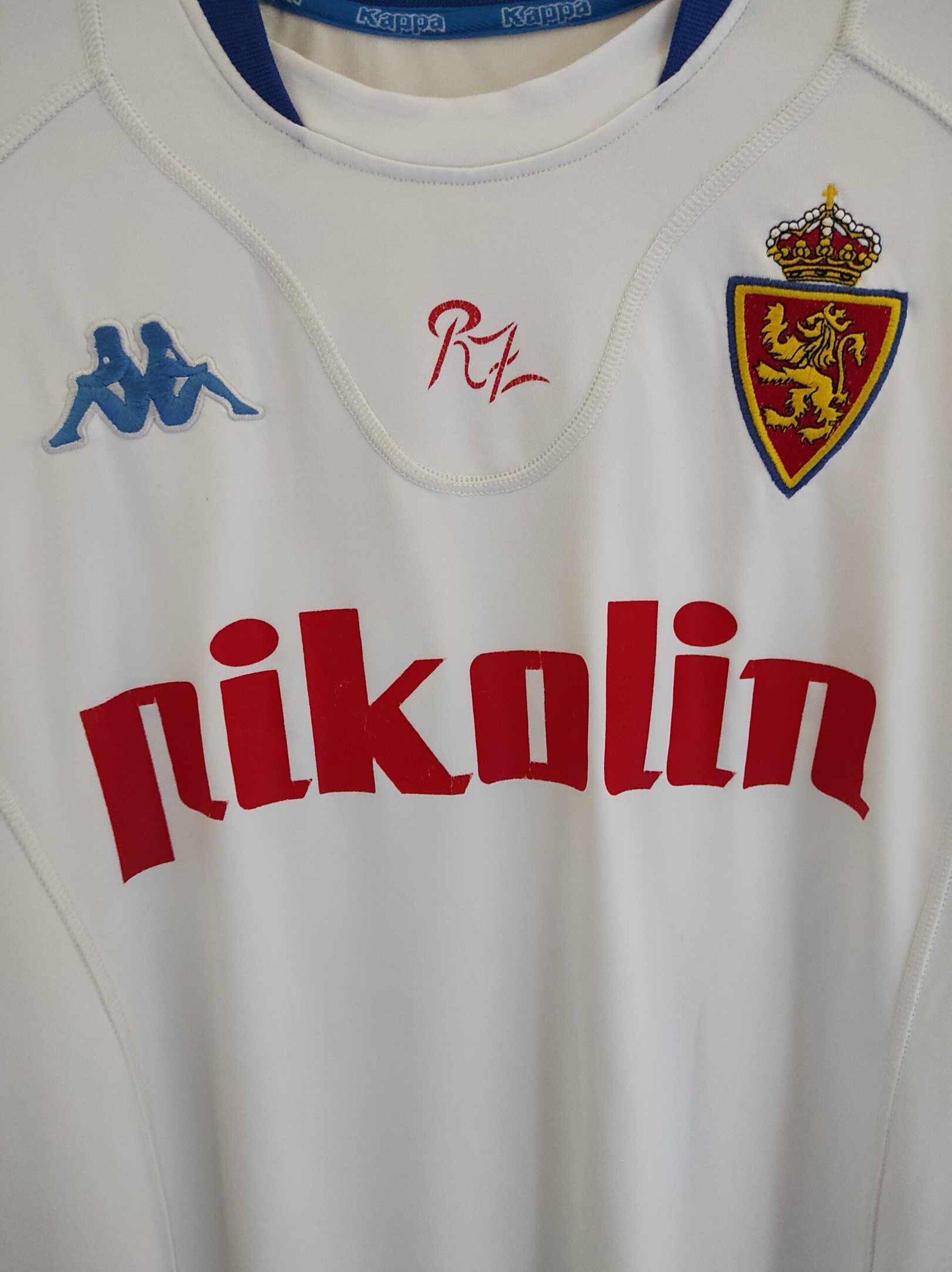 REAL ZARAGOZA 2001-2002 number 18 XL - 6