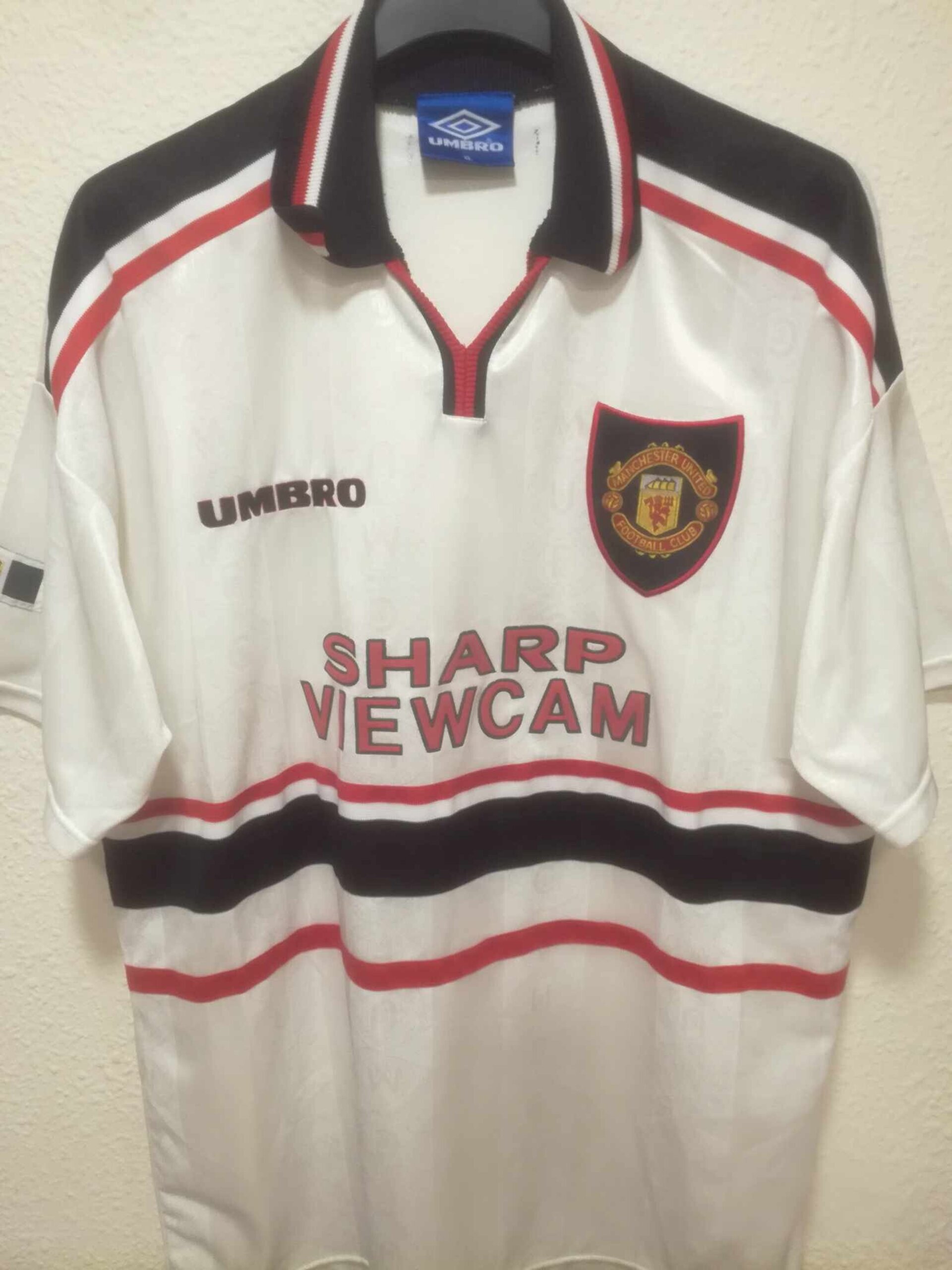 MANCHESTER UNITED 1997-1998 away XL - 1