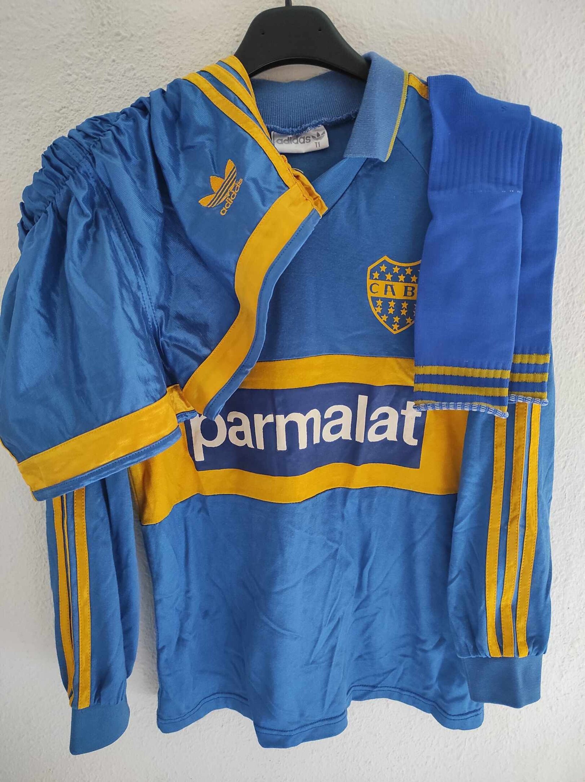 BOCA JUNIORS 1988 + Short + Socks Size T1 - 2