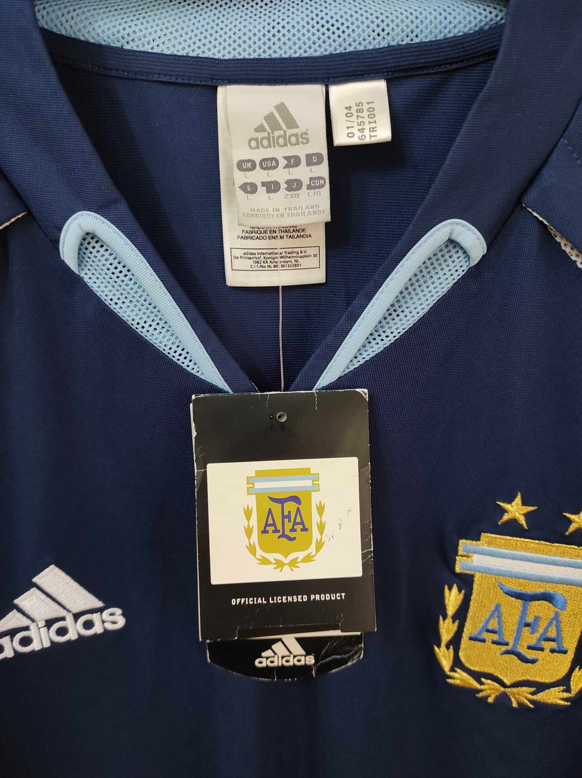 ARGENTINA 2004-2005 BNWT away L - 4