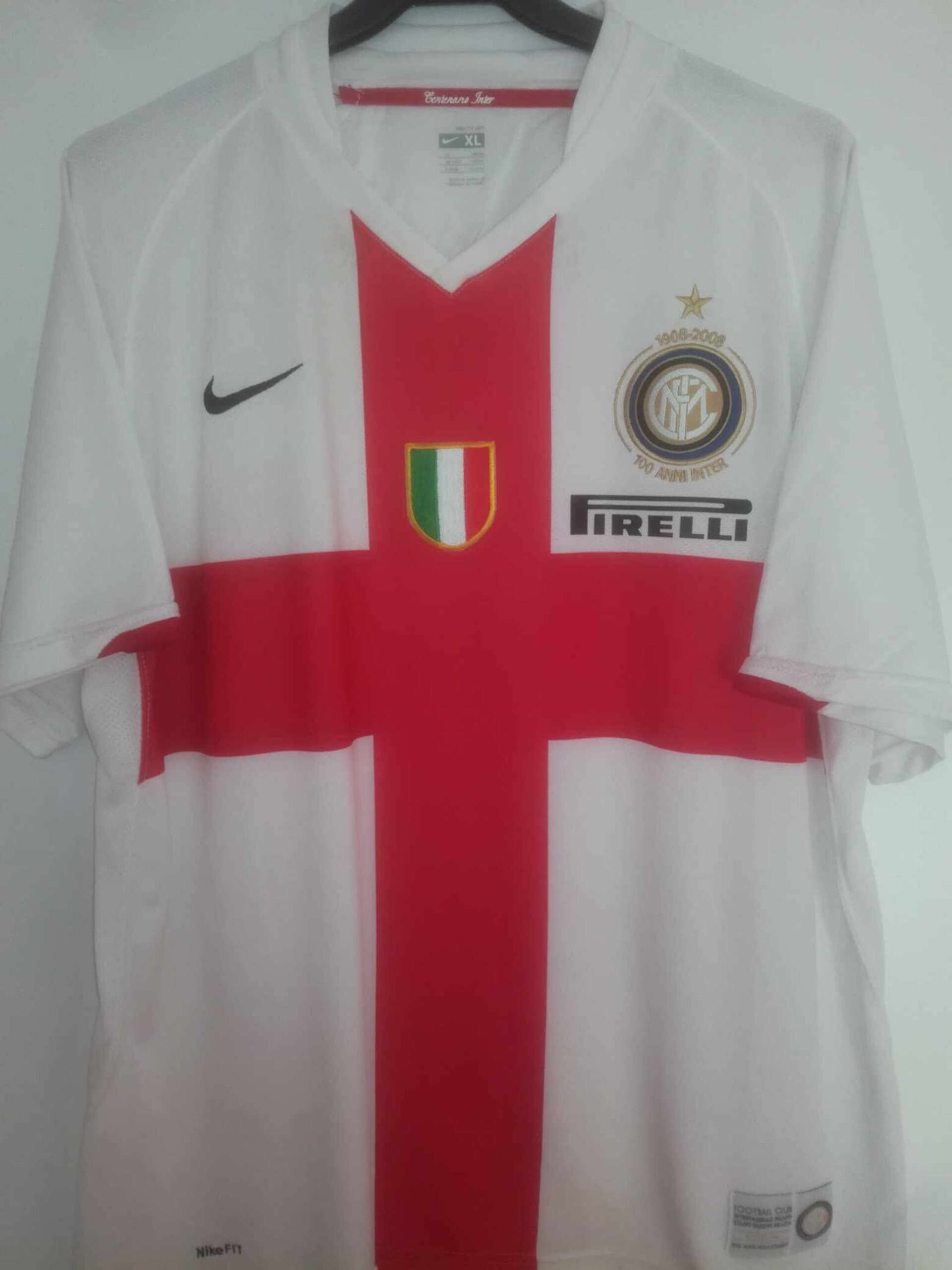 INTER MILAN 2007-2008 away Centenary XL - 1